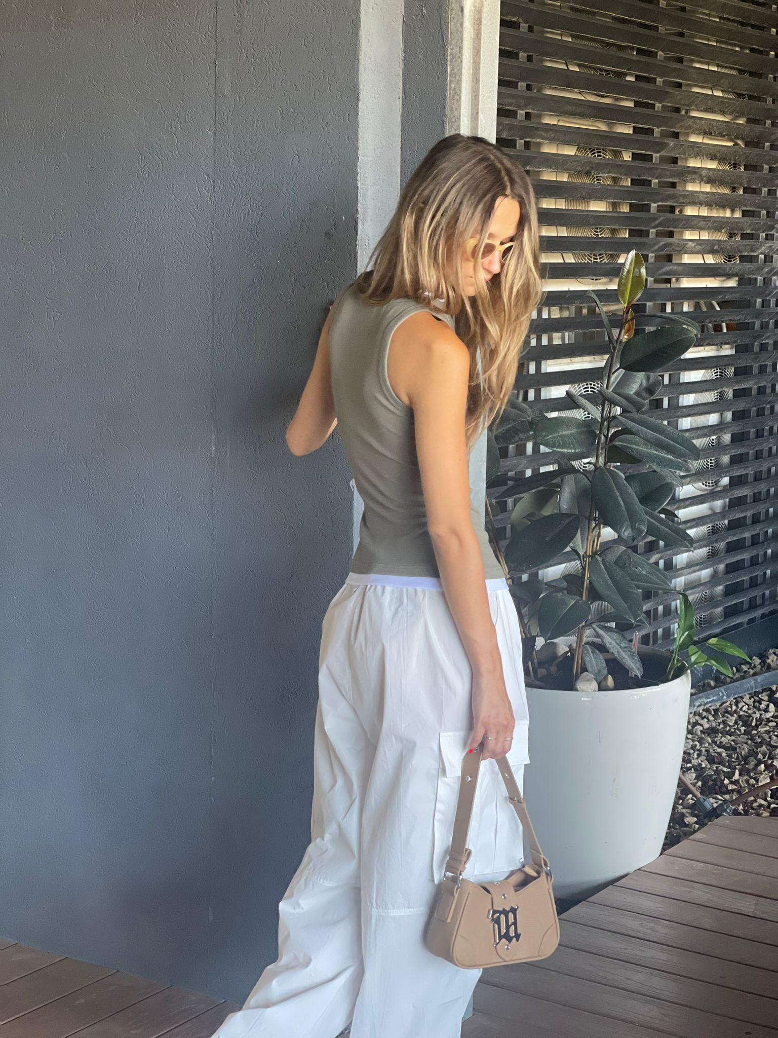 מכנס אמיליה לבן