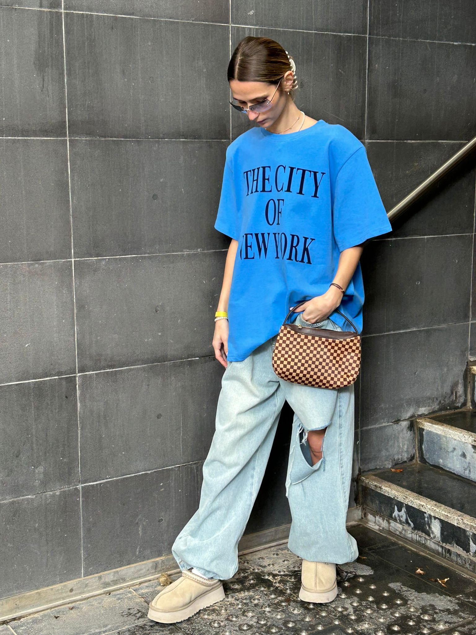 חולצת עמית תכלת