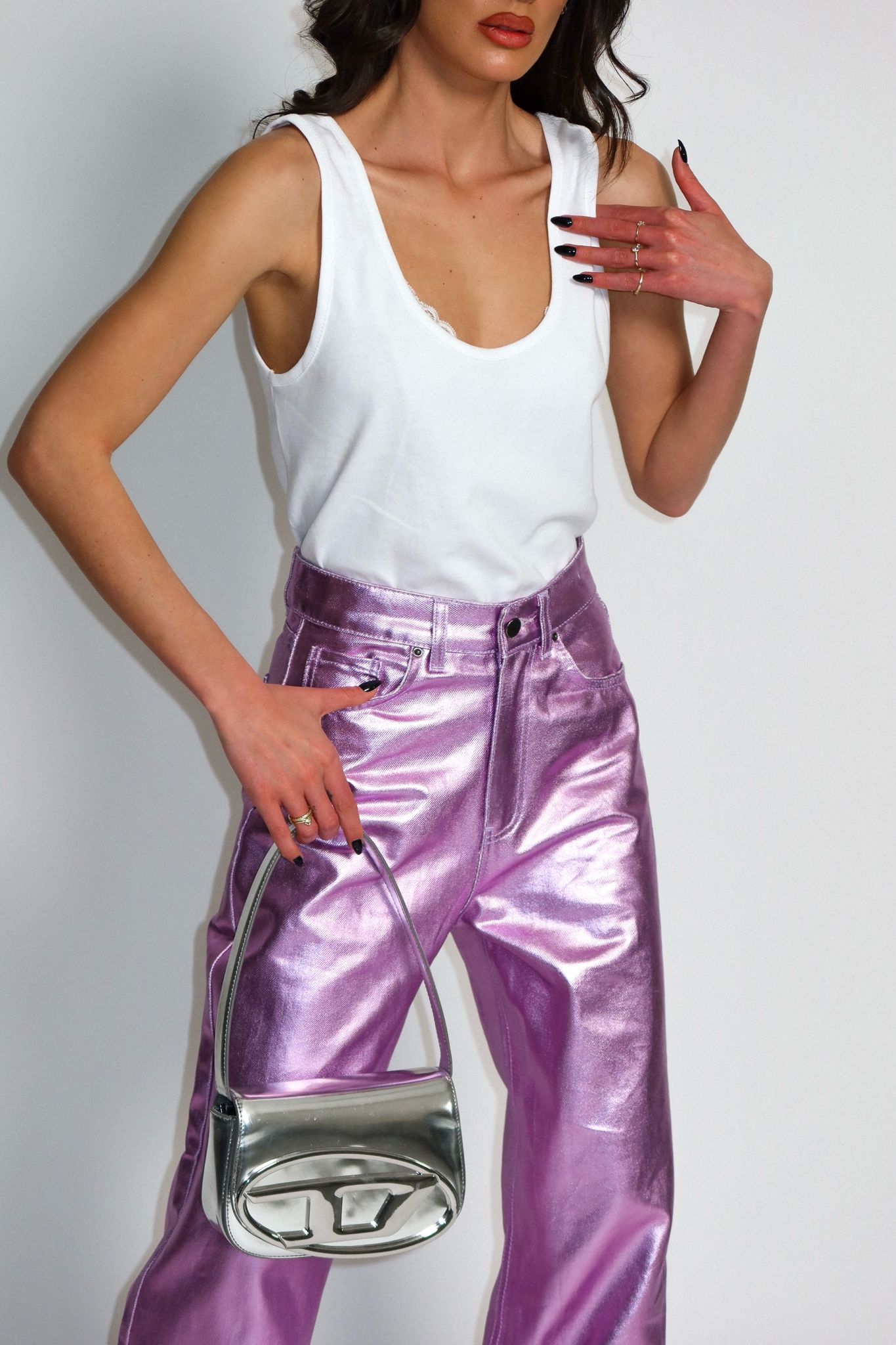 מכנס נולי ורוד