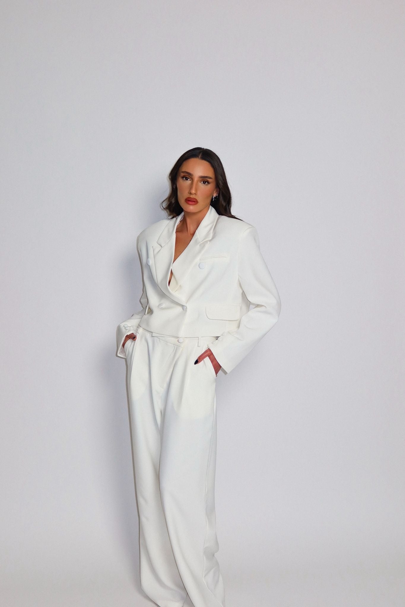 ג'קט ברברה לבן