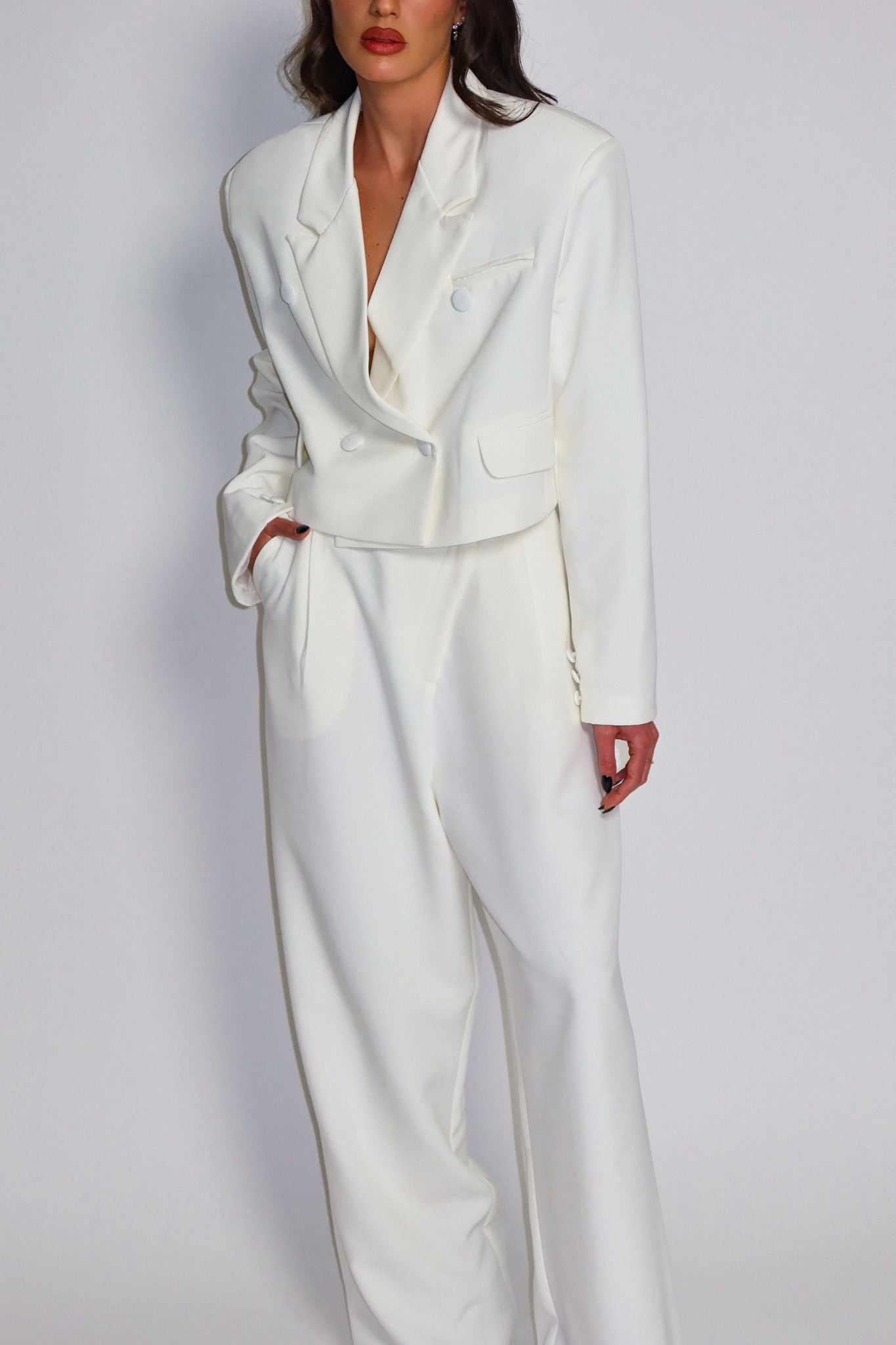 ג'קט ברברה לבן