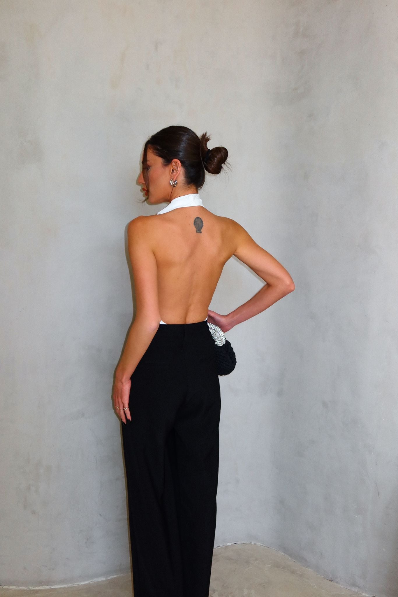 טופ אלבינה לבן