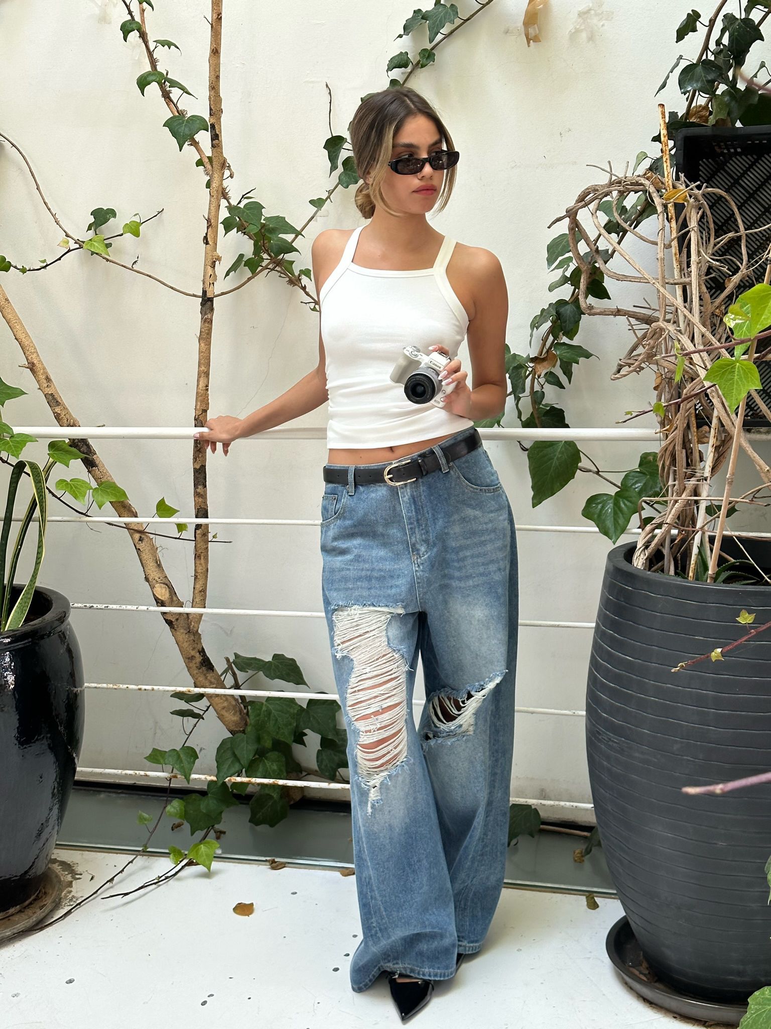 גופיית אלרום לבן