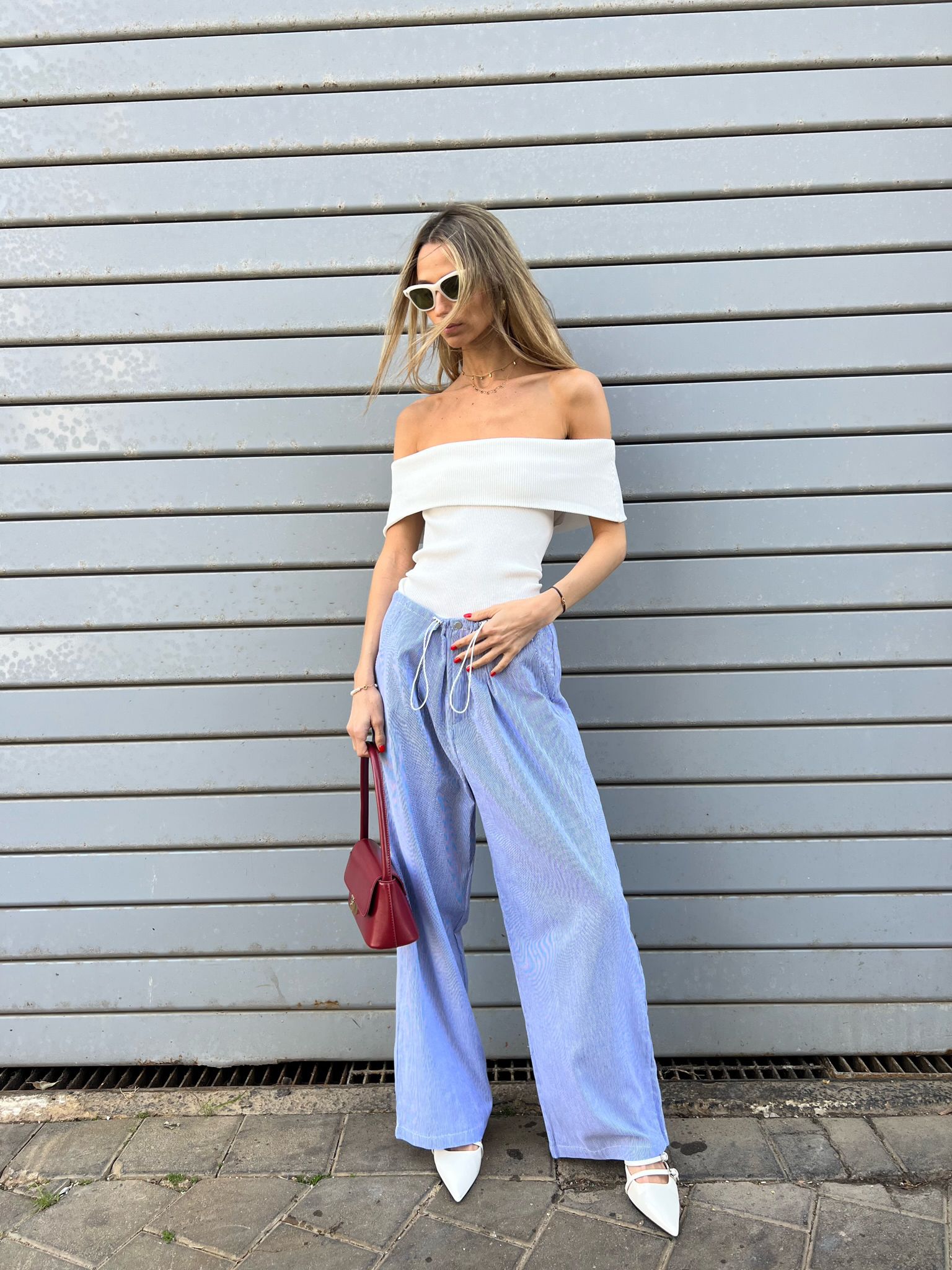 חולצת מלין לבן