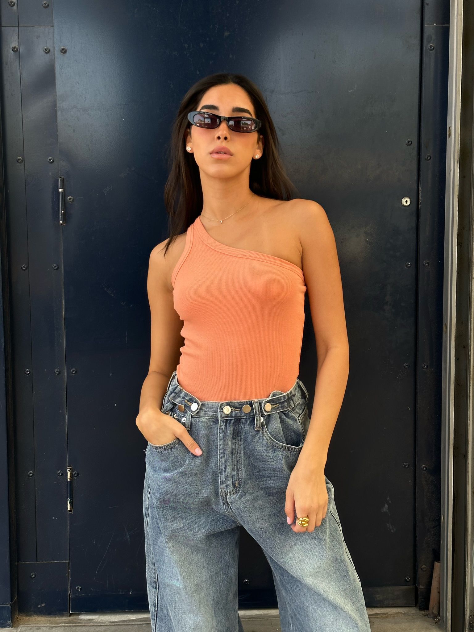 גופיית אביב כתום