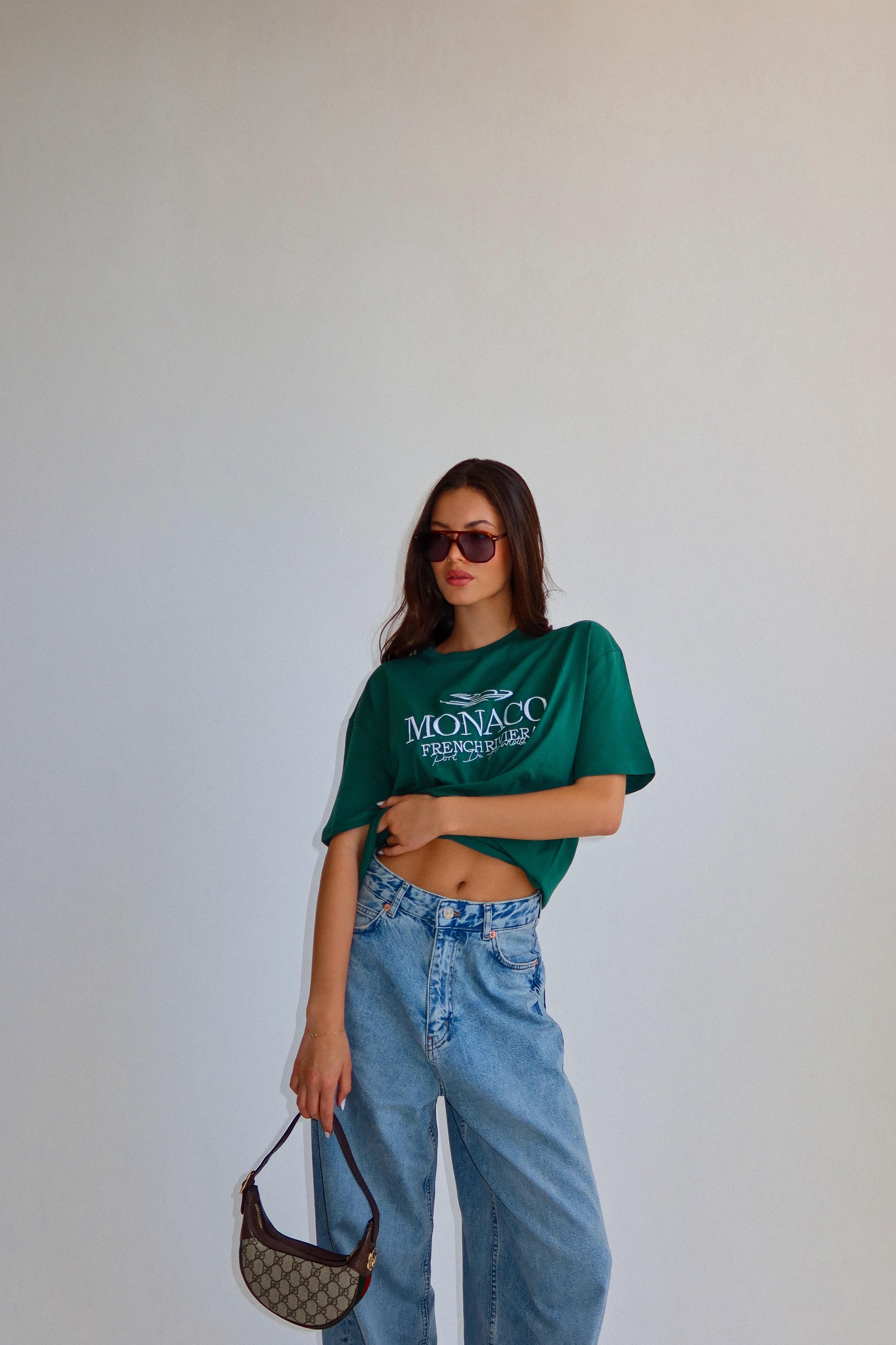 חולצת מונקו ירוק