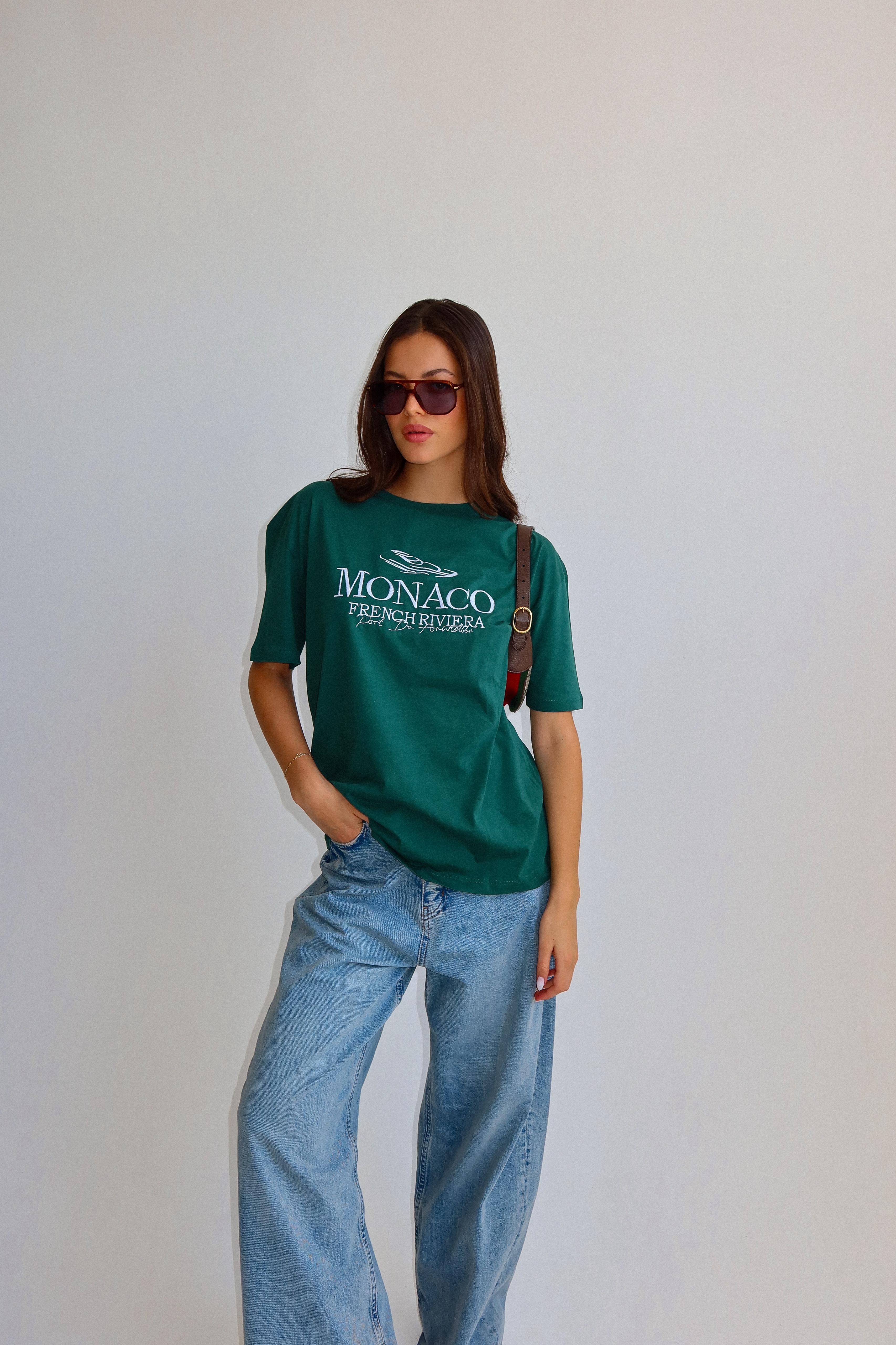 חולצת מונקו ירוק