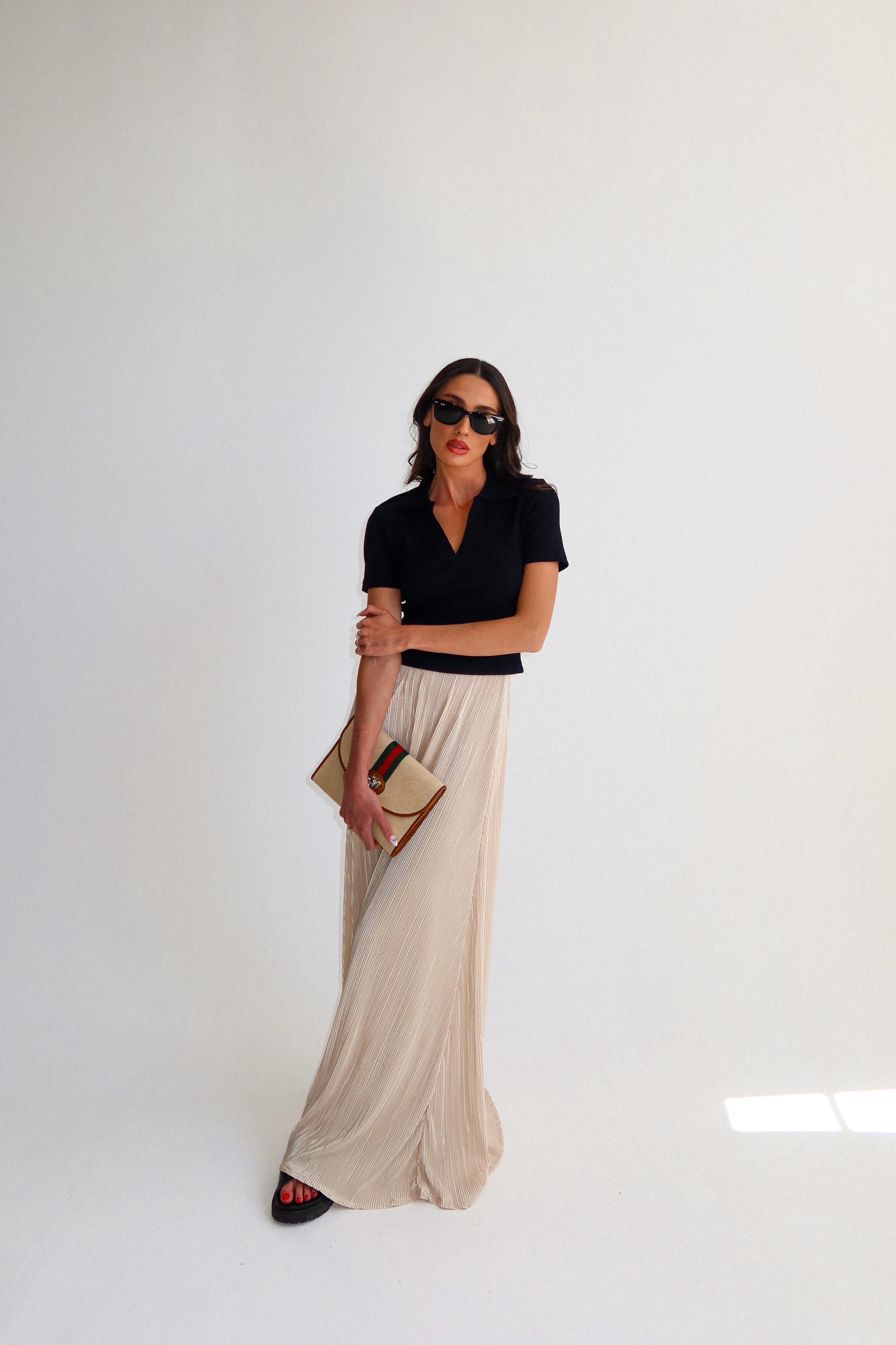 חולצת שיינה שחור