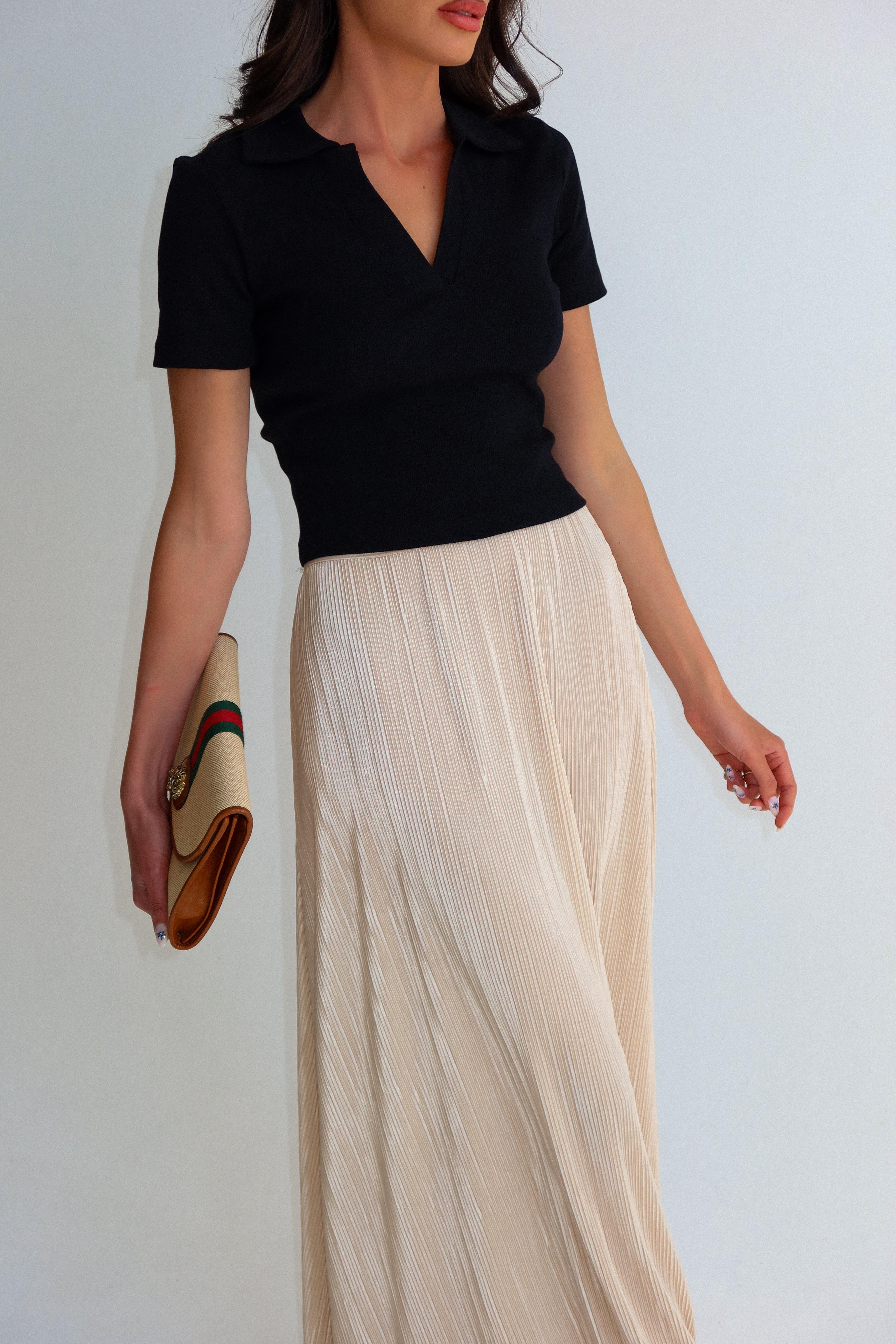 חולצת שיינה שחור