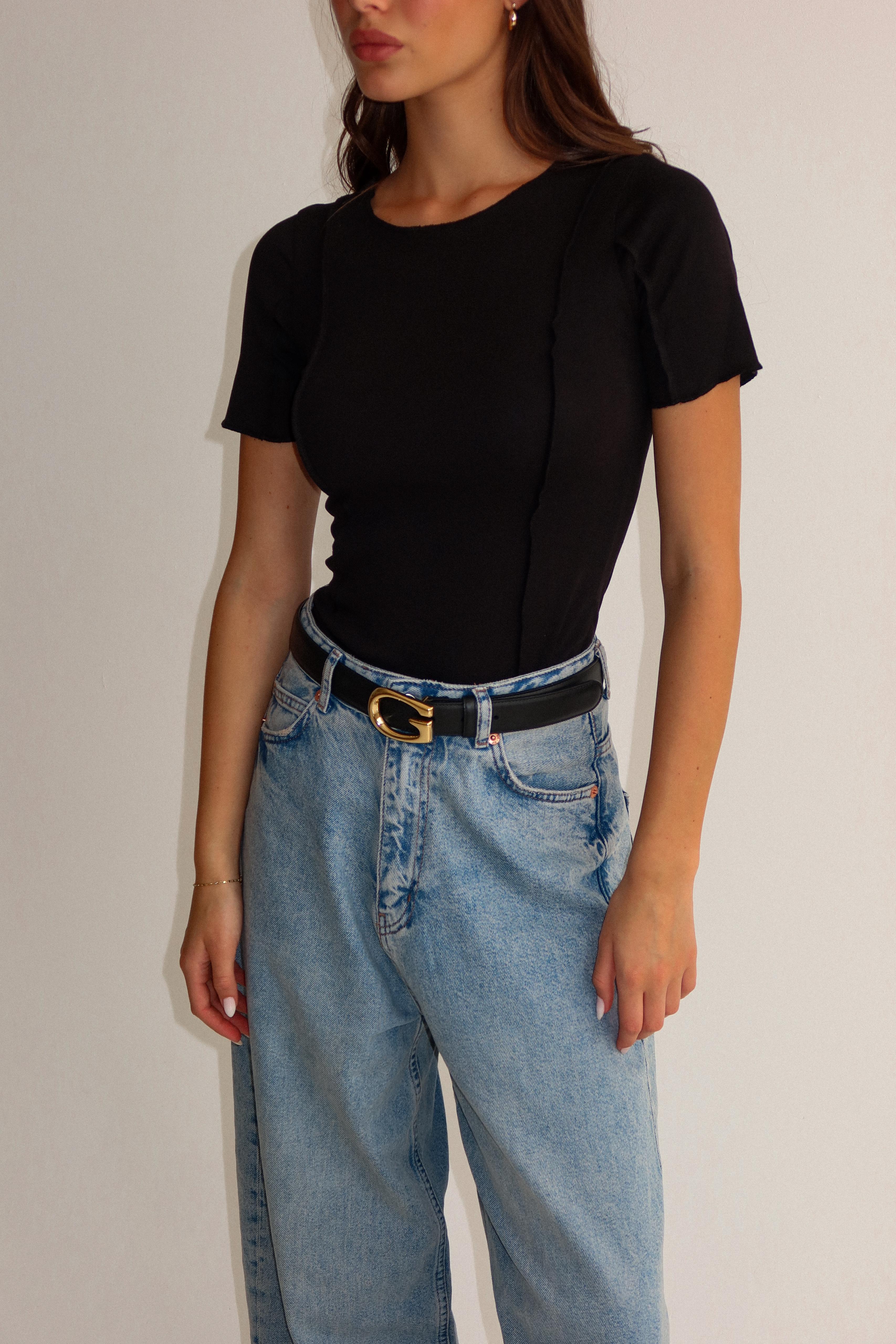 חולצת נקסין שחור