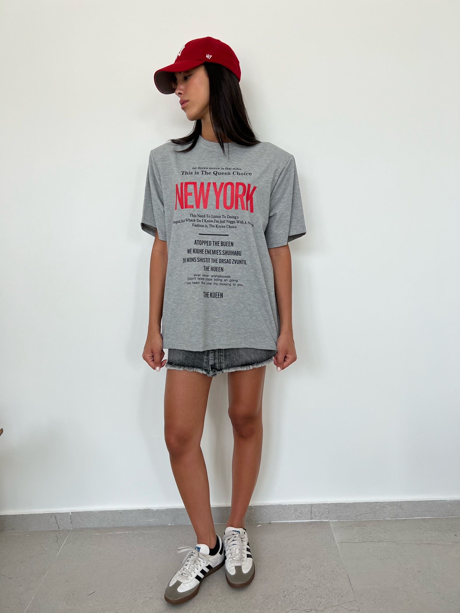 חולצת נוני אפור