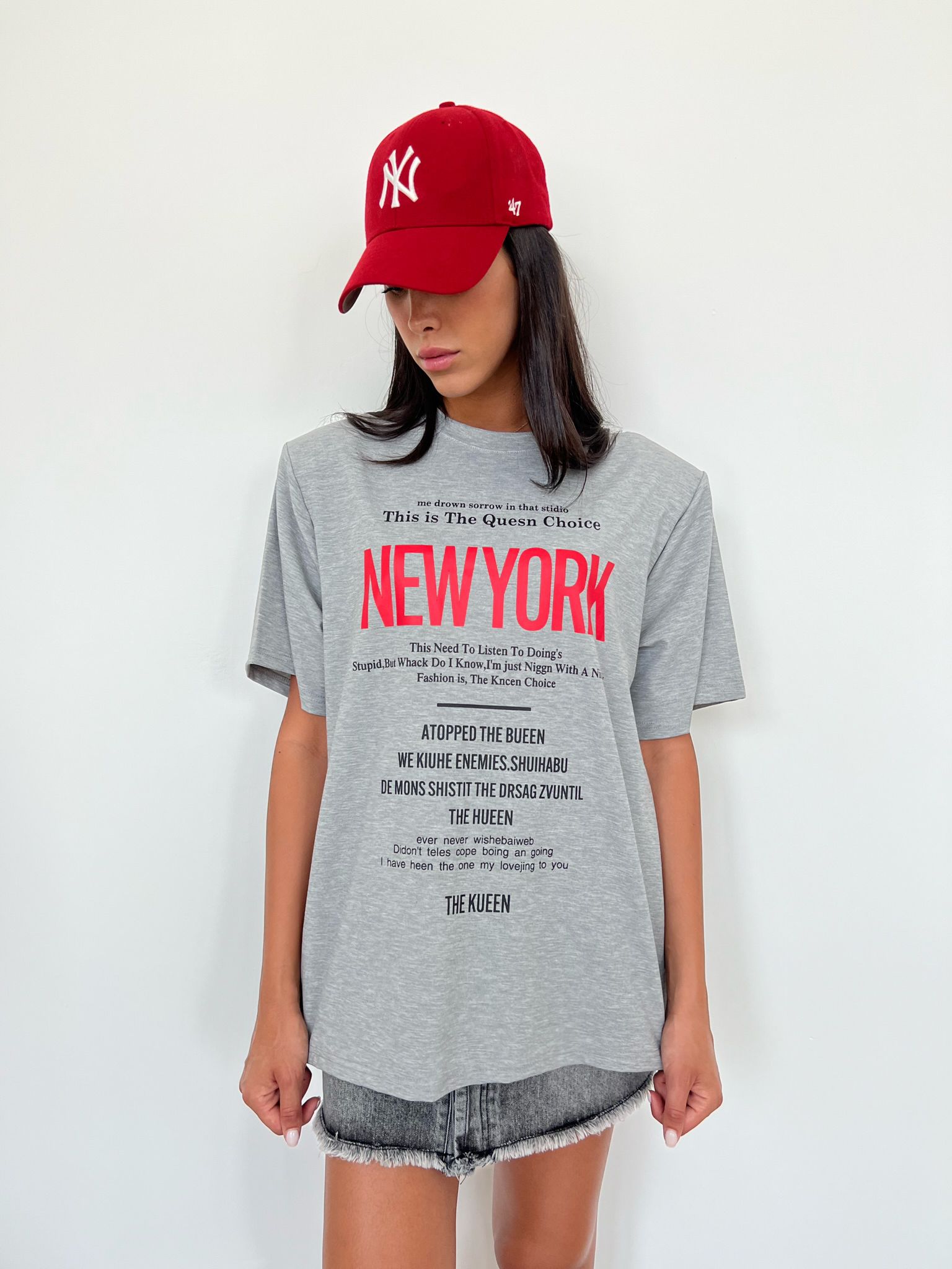 חולצת נוני אפור