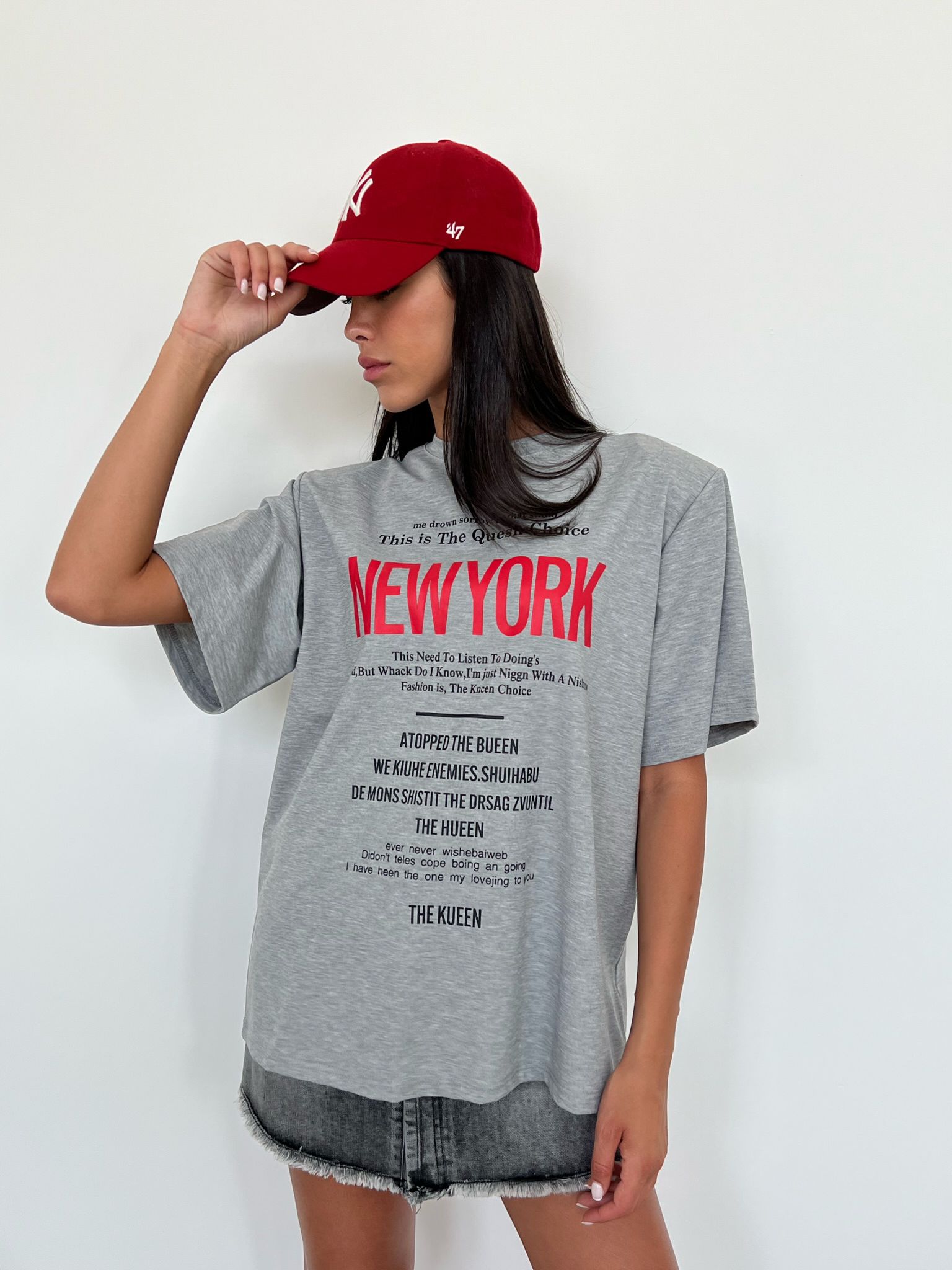 חולצת נוני אפור