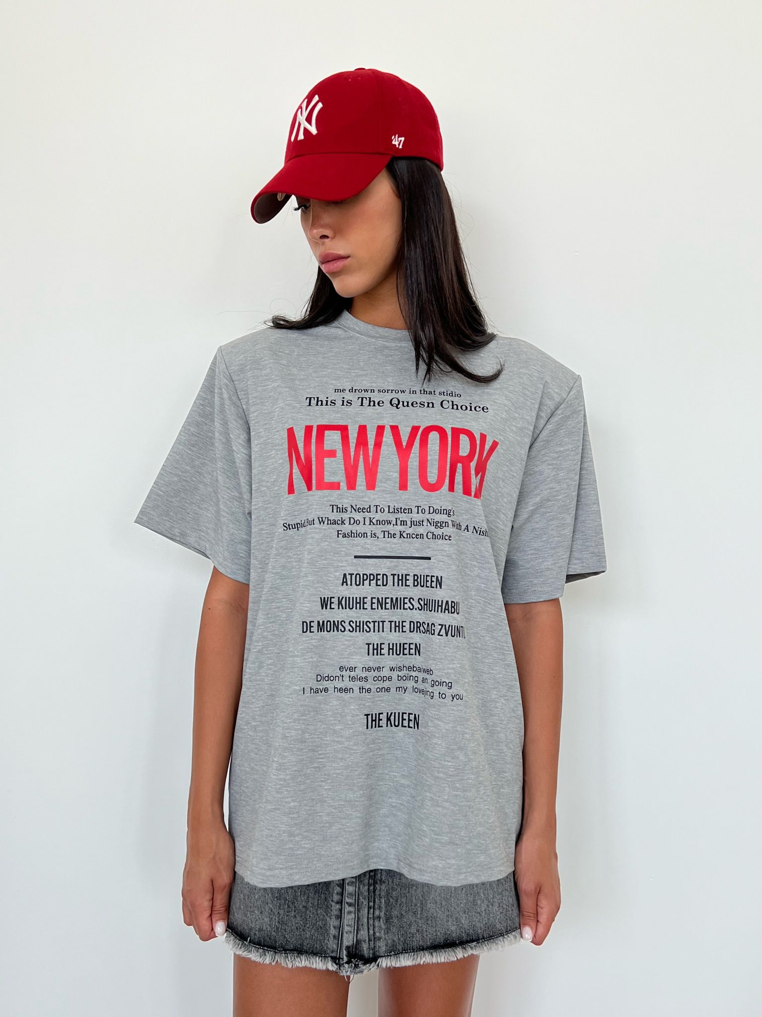 חולצת נוני אפור