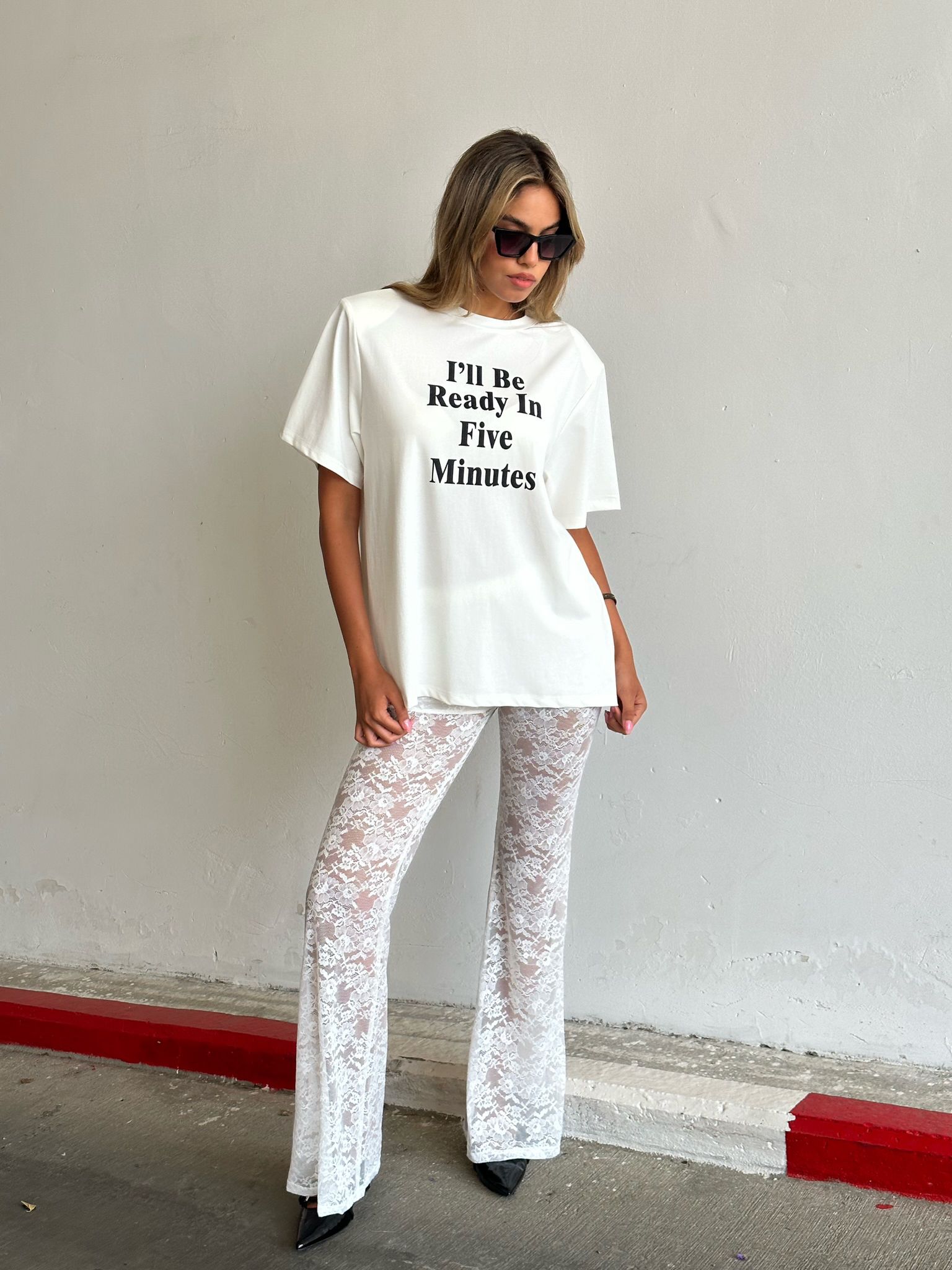 מכנס סו לבן