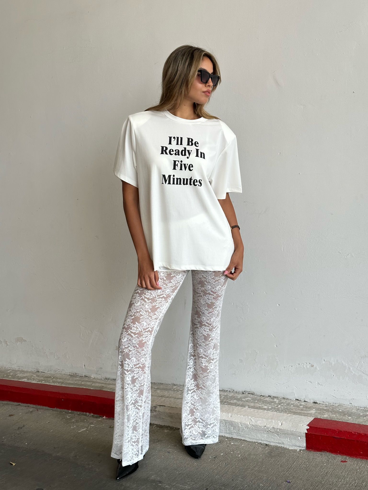 מכנס סו לבן