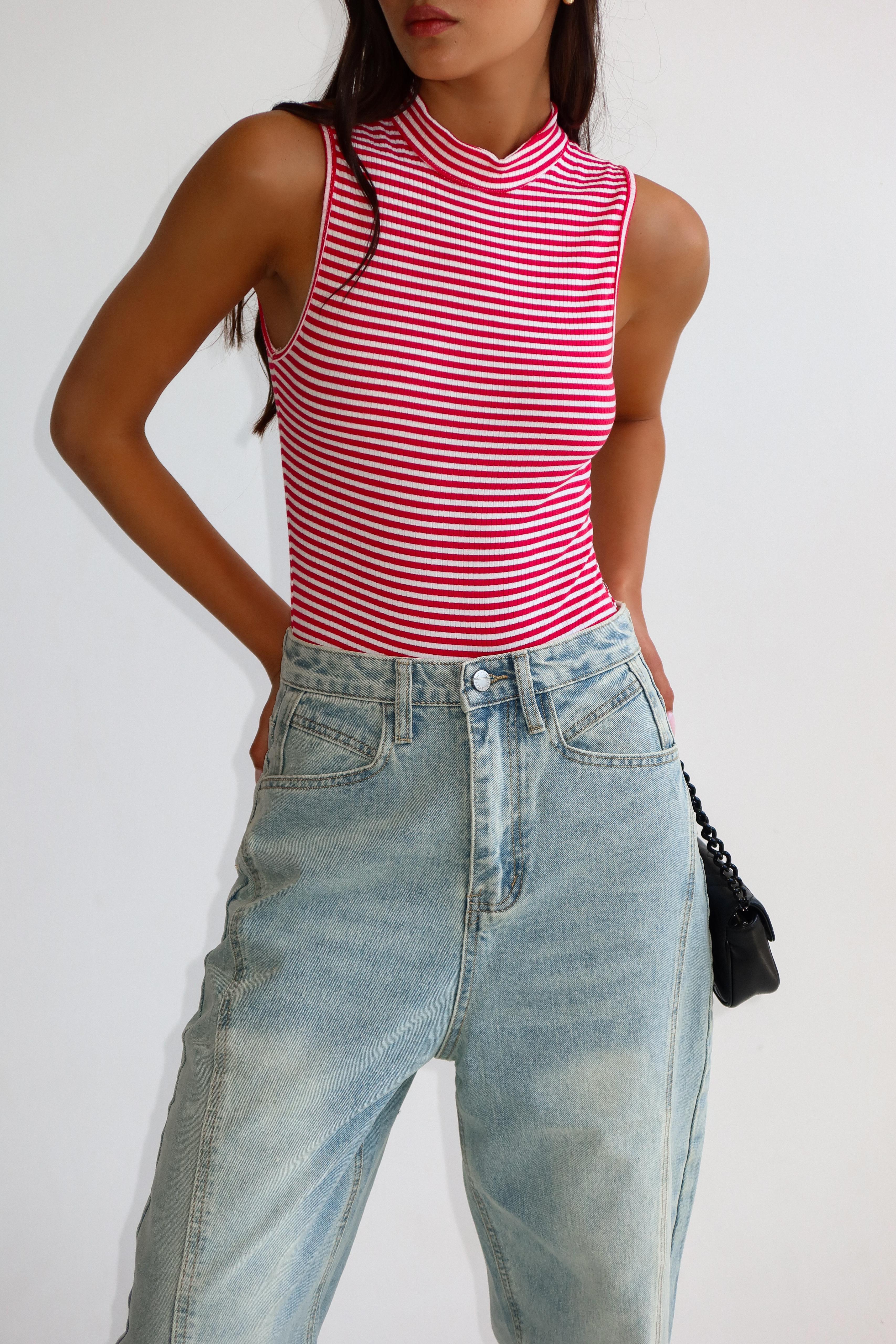 בגד גוף ספייס אדום לבן