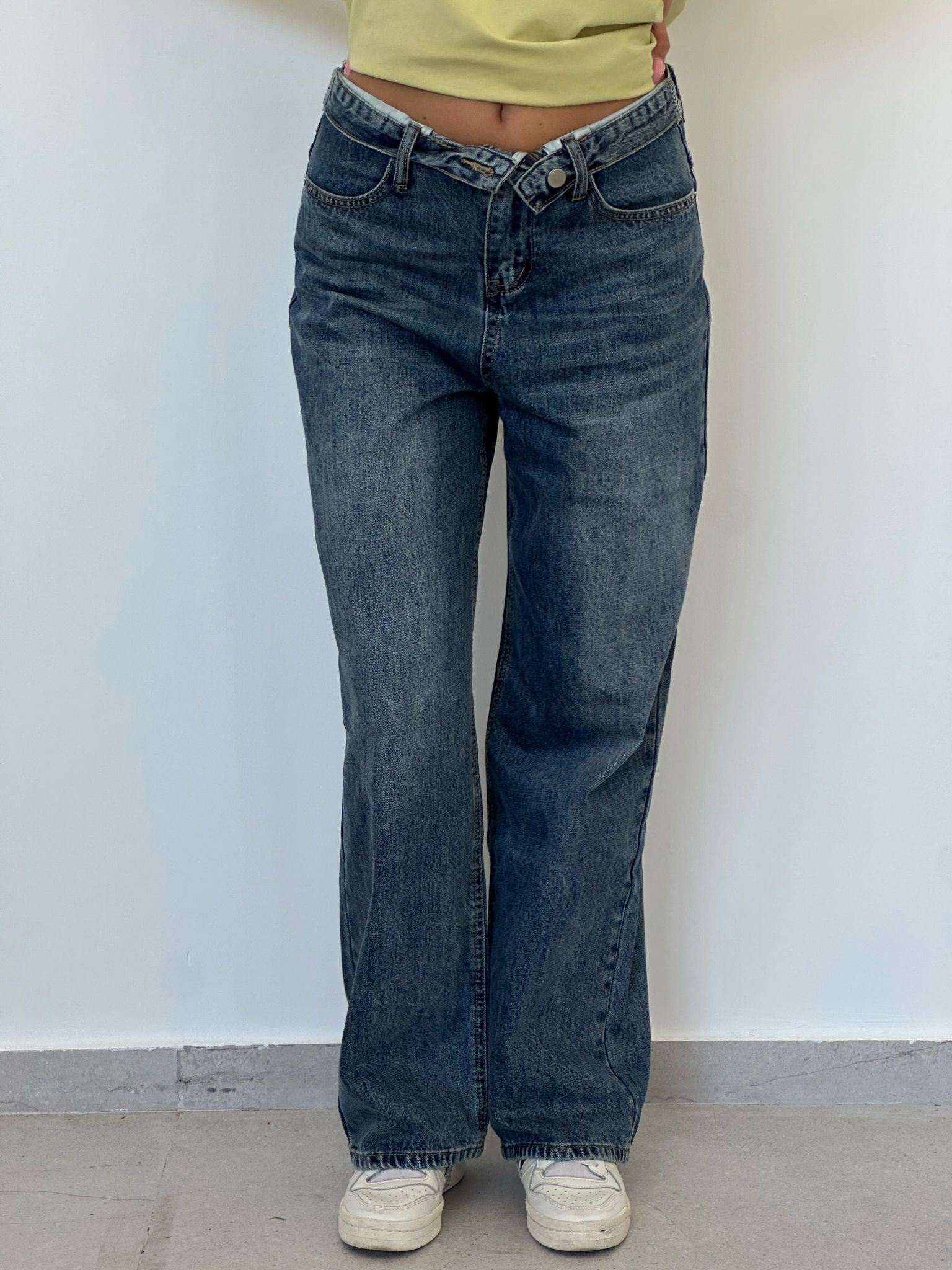 ג'ינס מייקי כחול