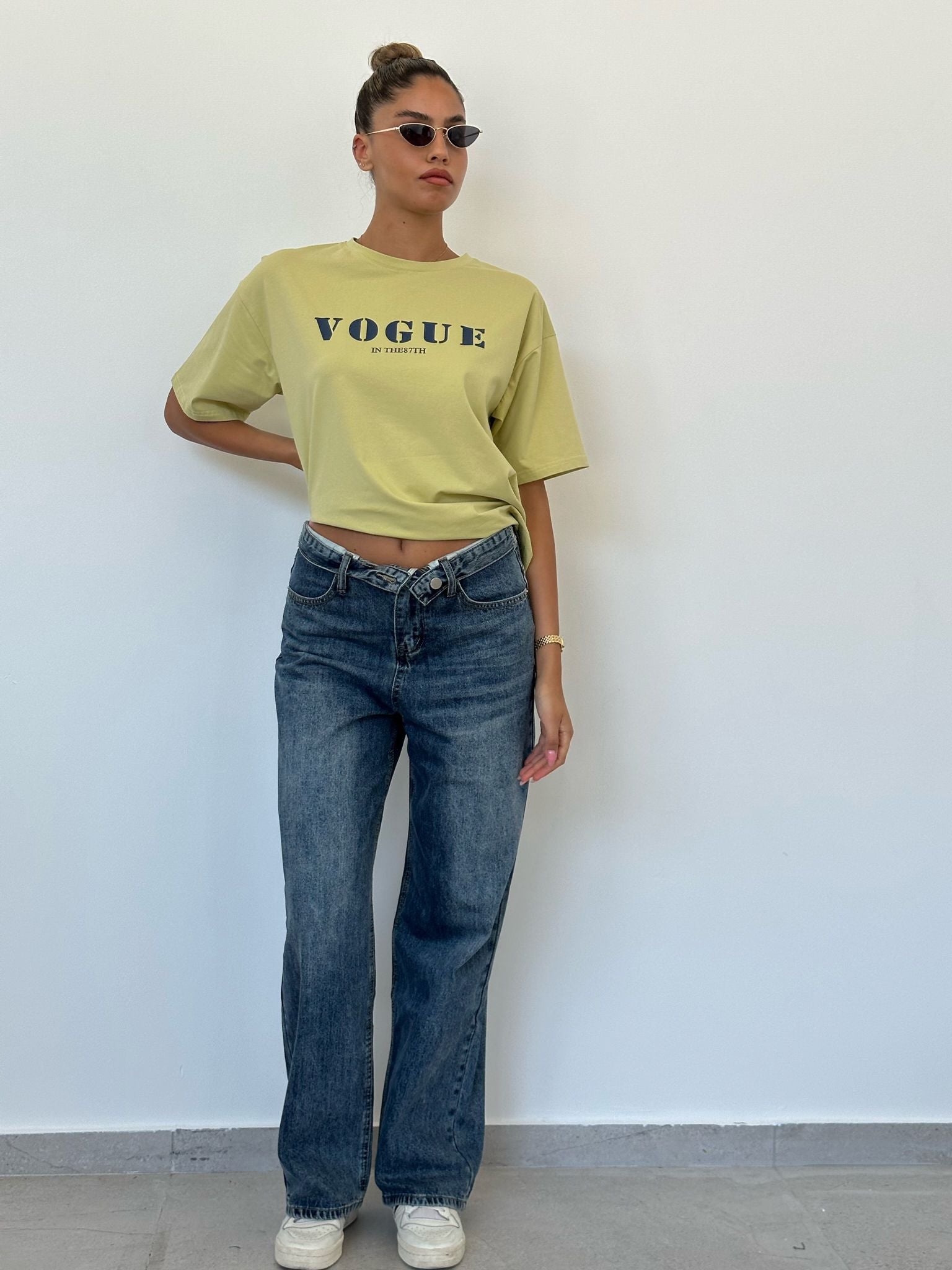 ג'ינס מייקי כחול