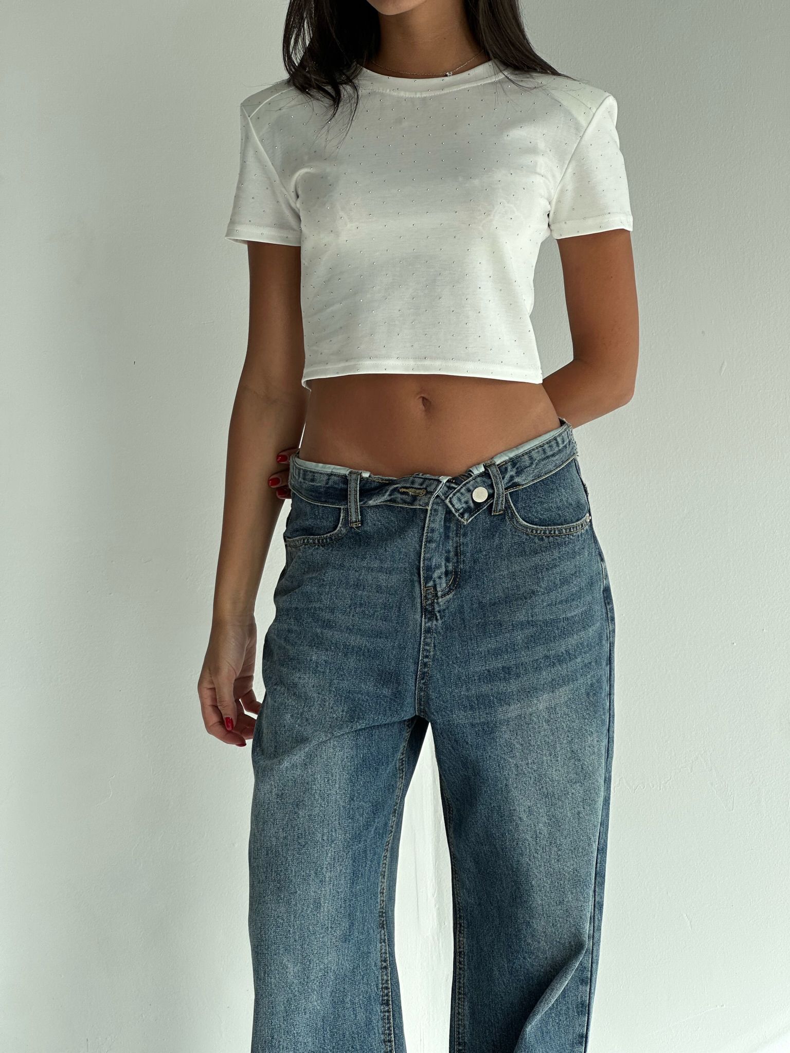 חולצת קרופ גבריאל