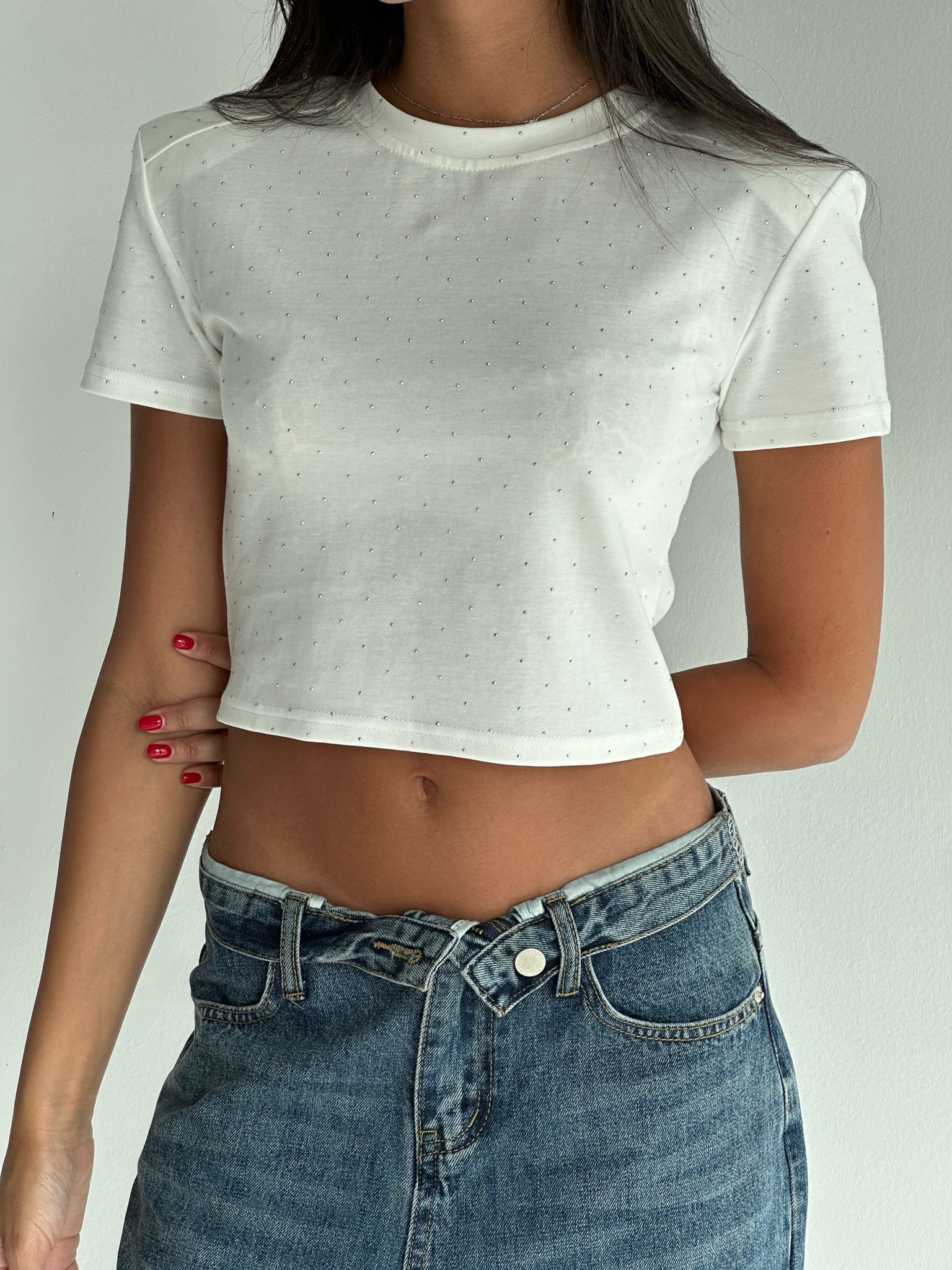 חולצת קרופ גבריאל