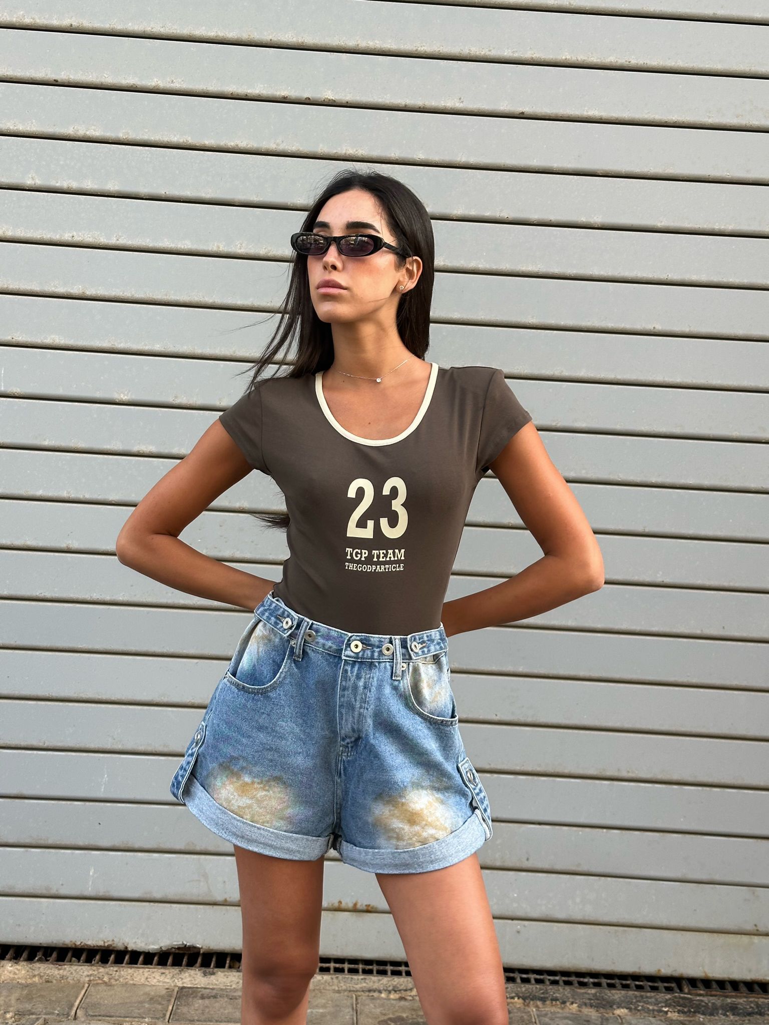 מכנס ג'ינס כחול ארי