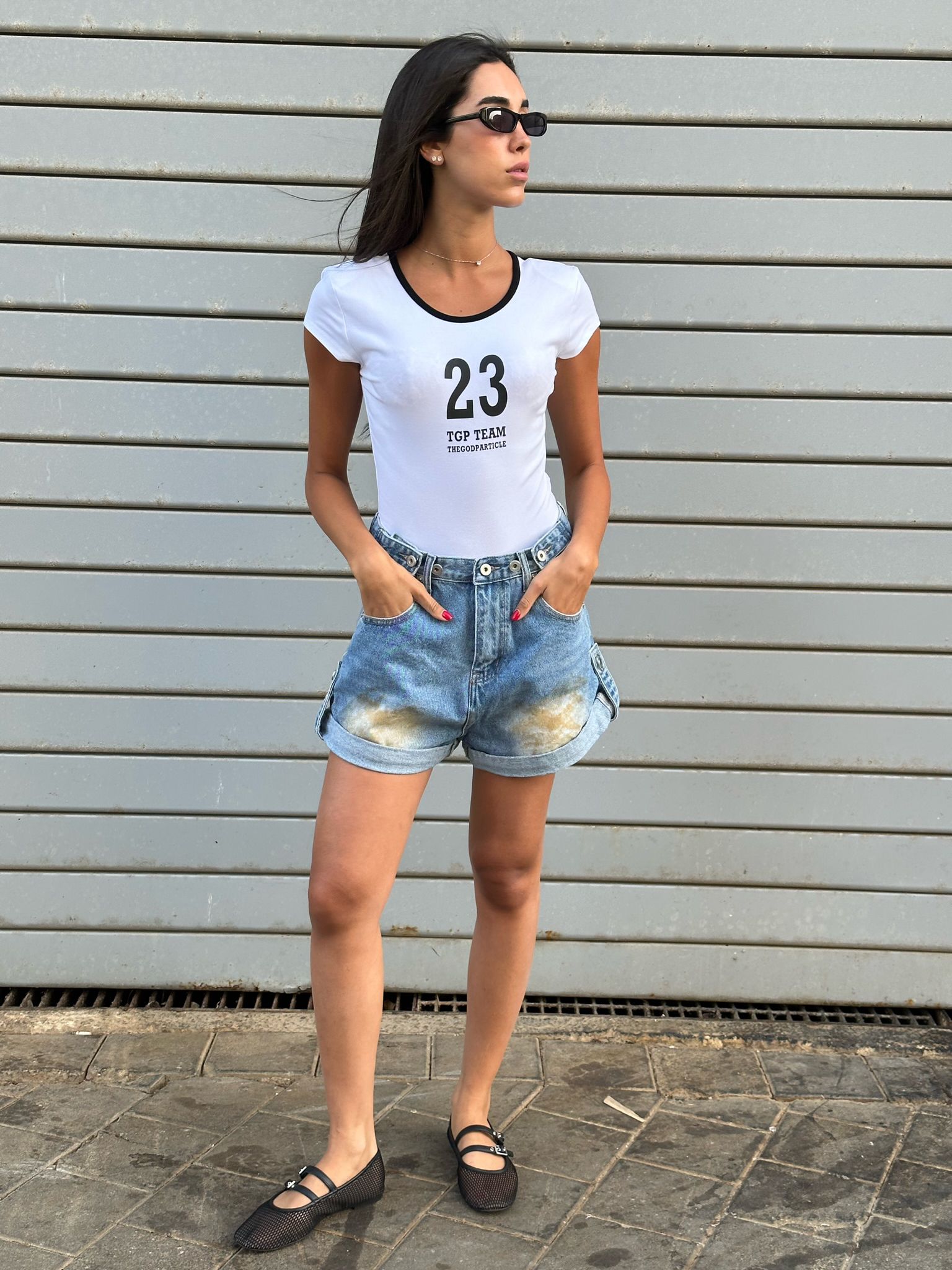 מכנס ג'ינס כחול ארי