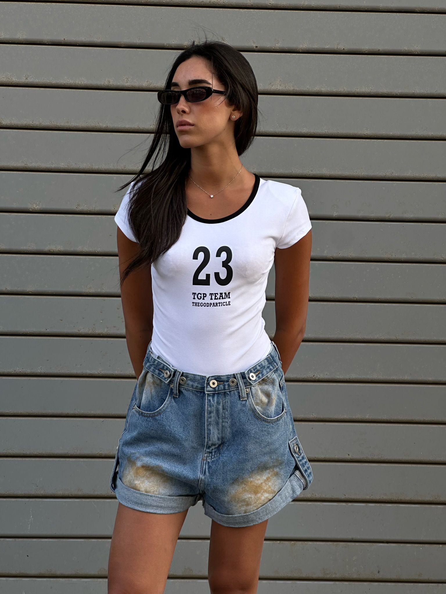 מכנס ג'ינס כחול ארי