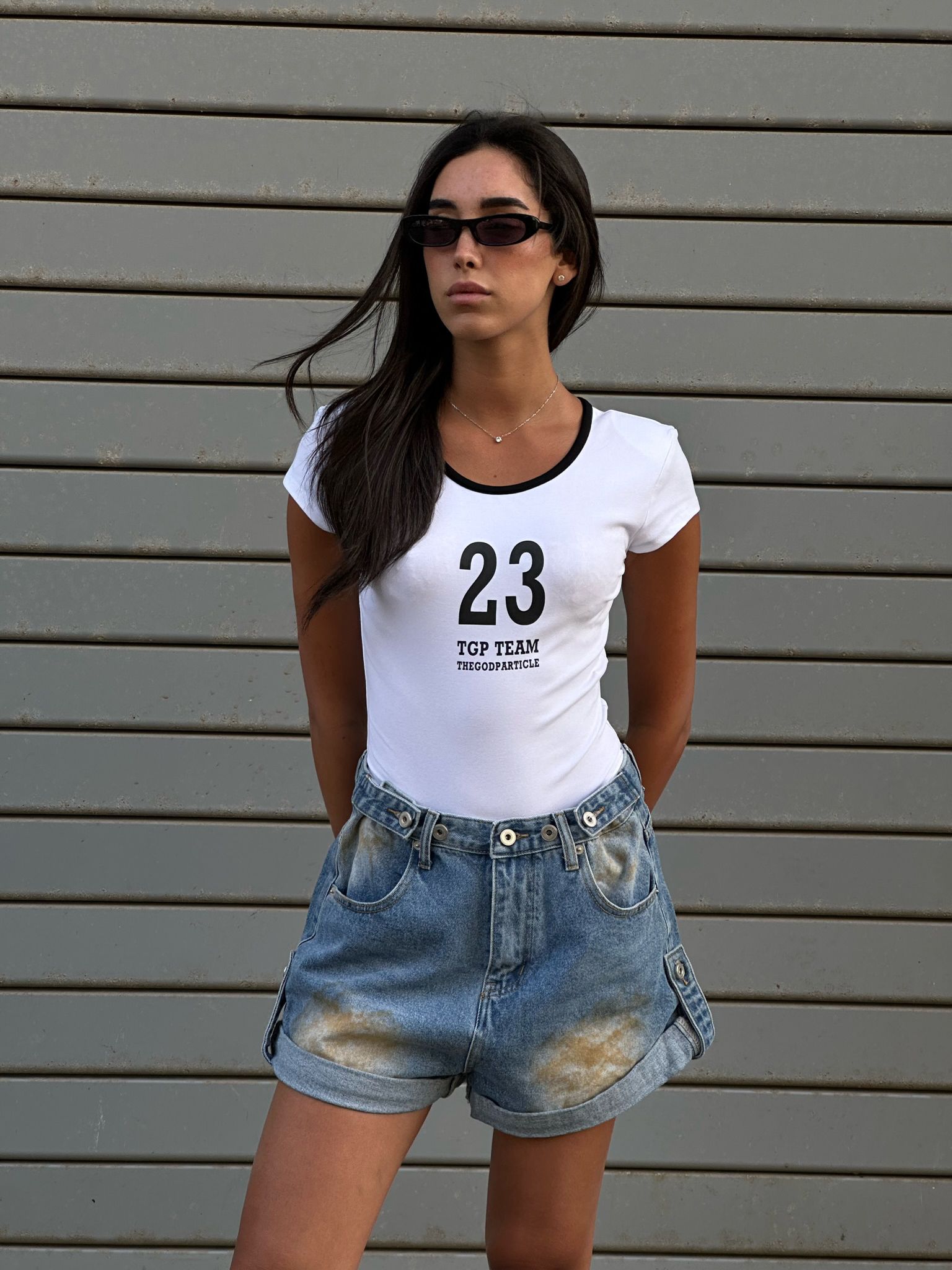 מכנס ג'ינס כחול ארי