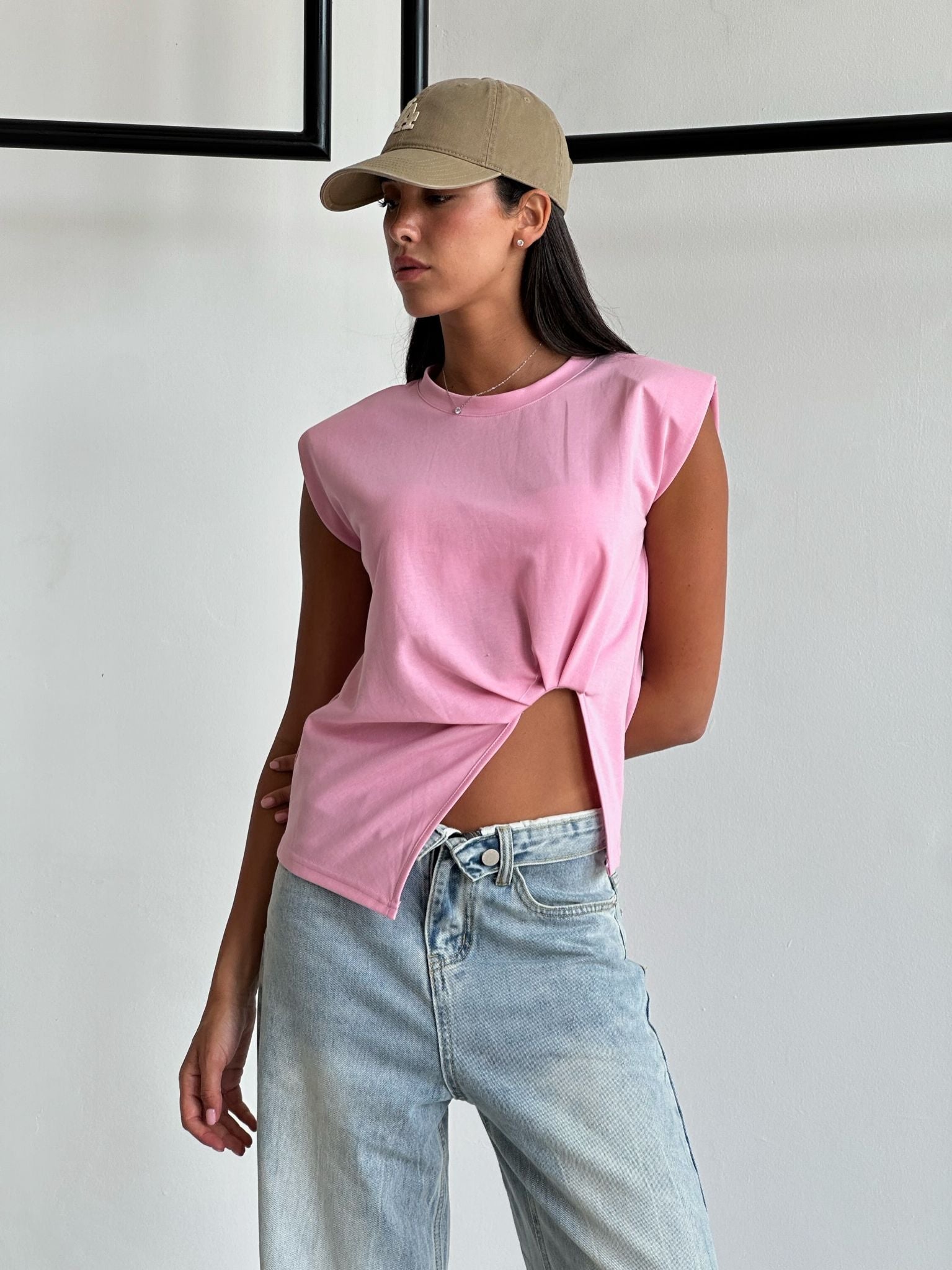 חולצת אמה ורוד