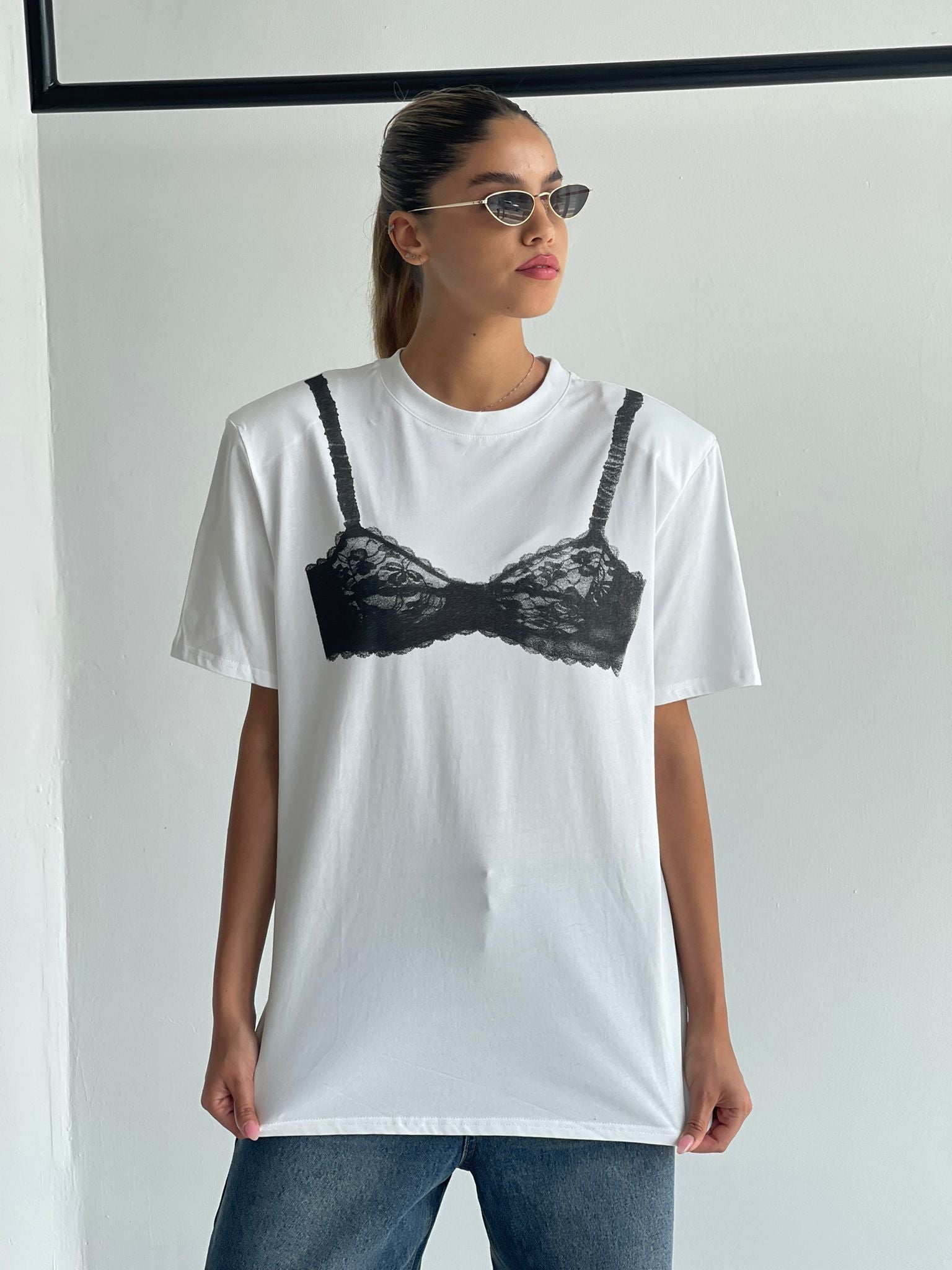 חולצת שי לי לבן