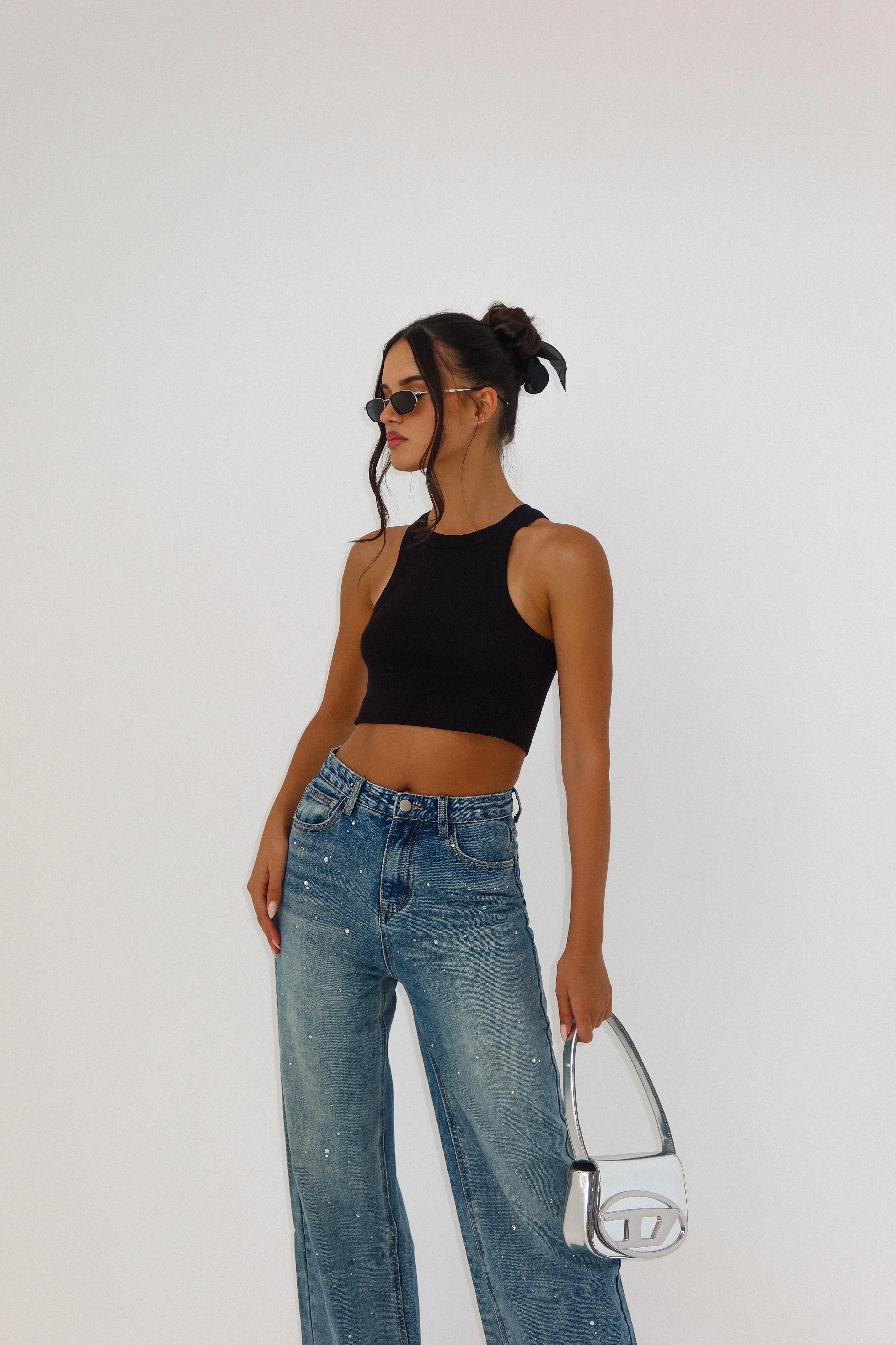 גופיית טופ סי שחור