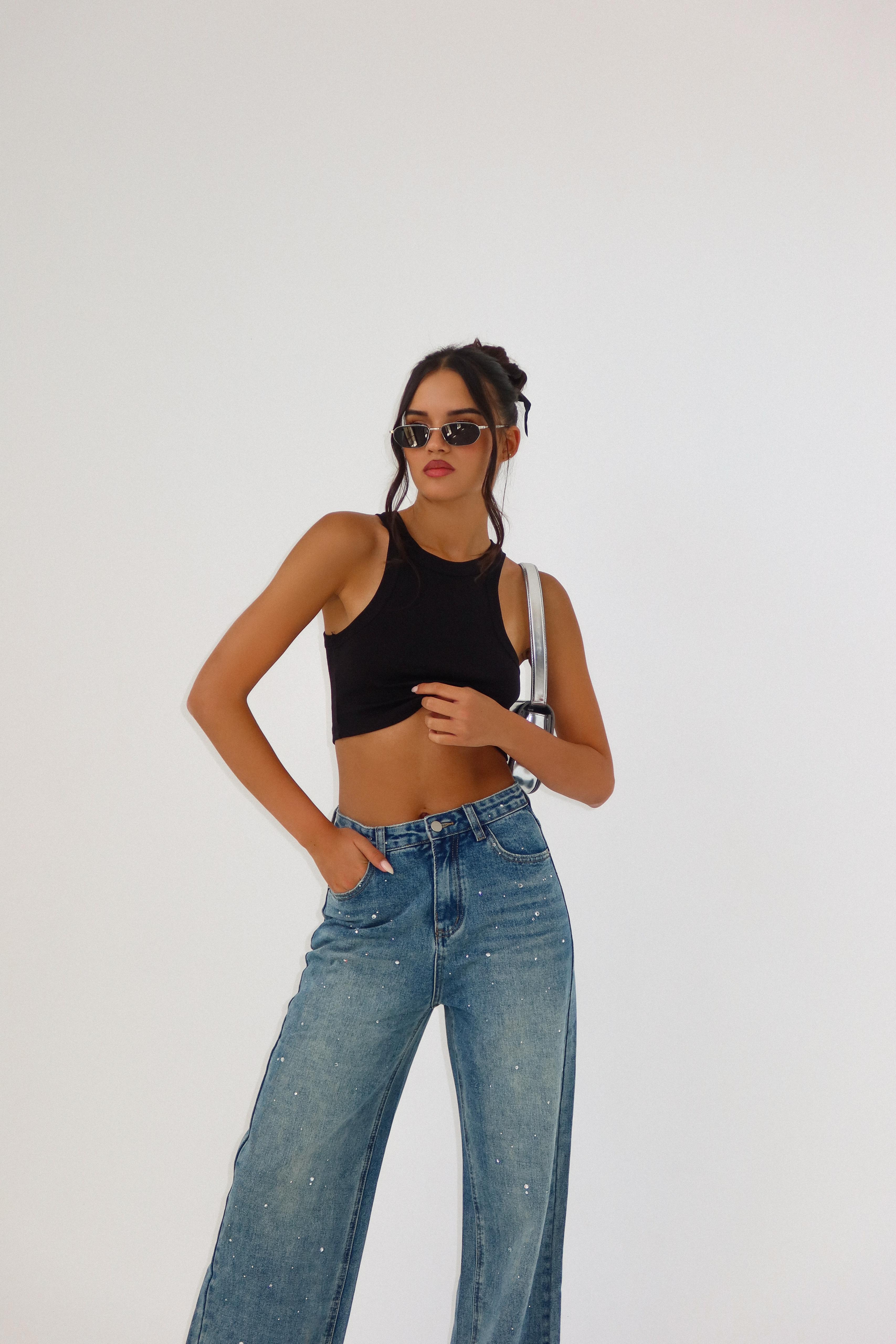 גופיית טופ סי שחור