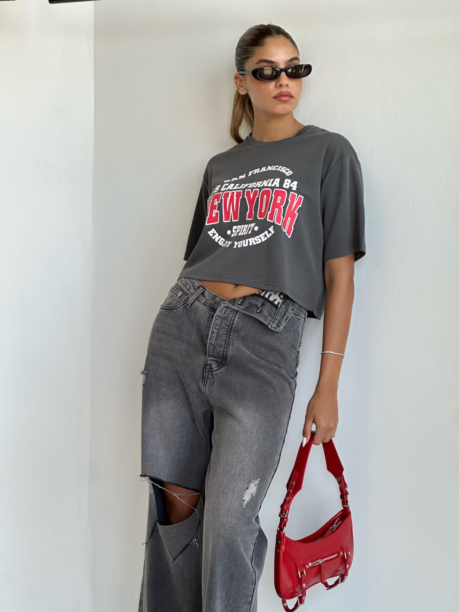 ג'ינס ריין שחור