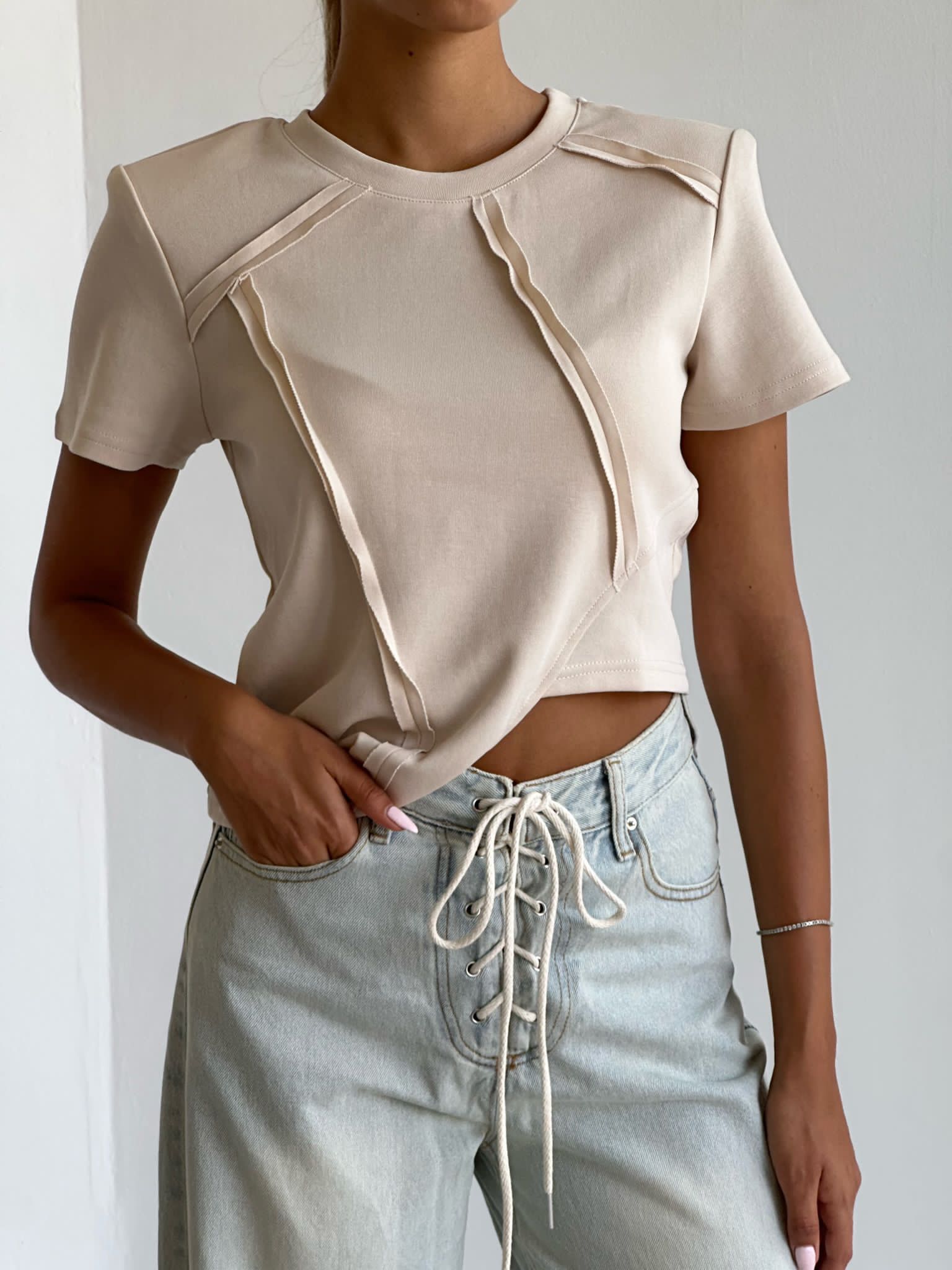 חולצת טורי קרם