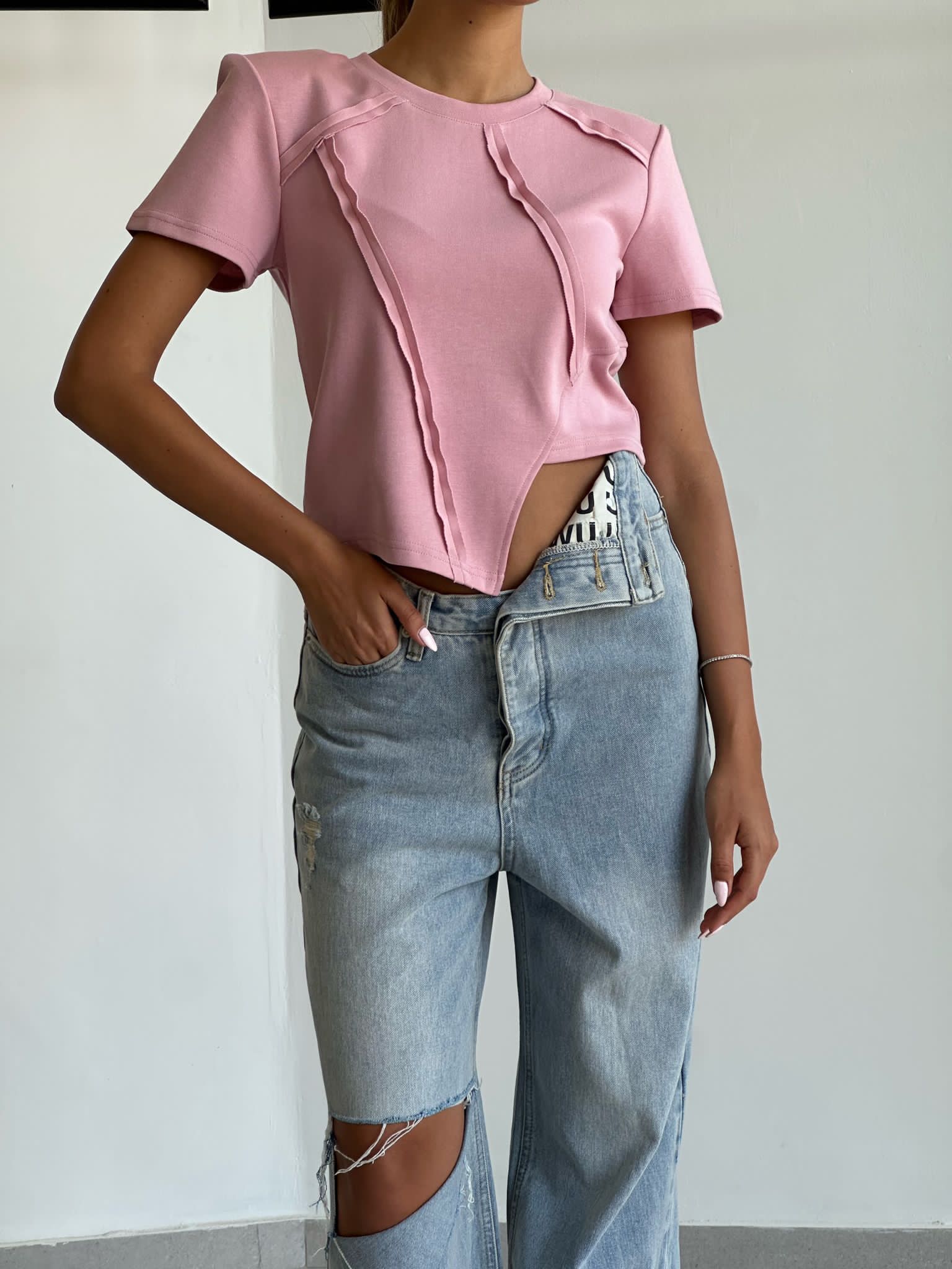 ג'ינס ריין תכלת