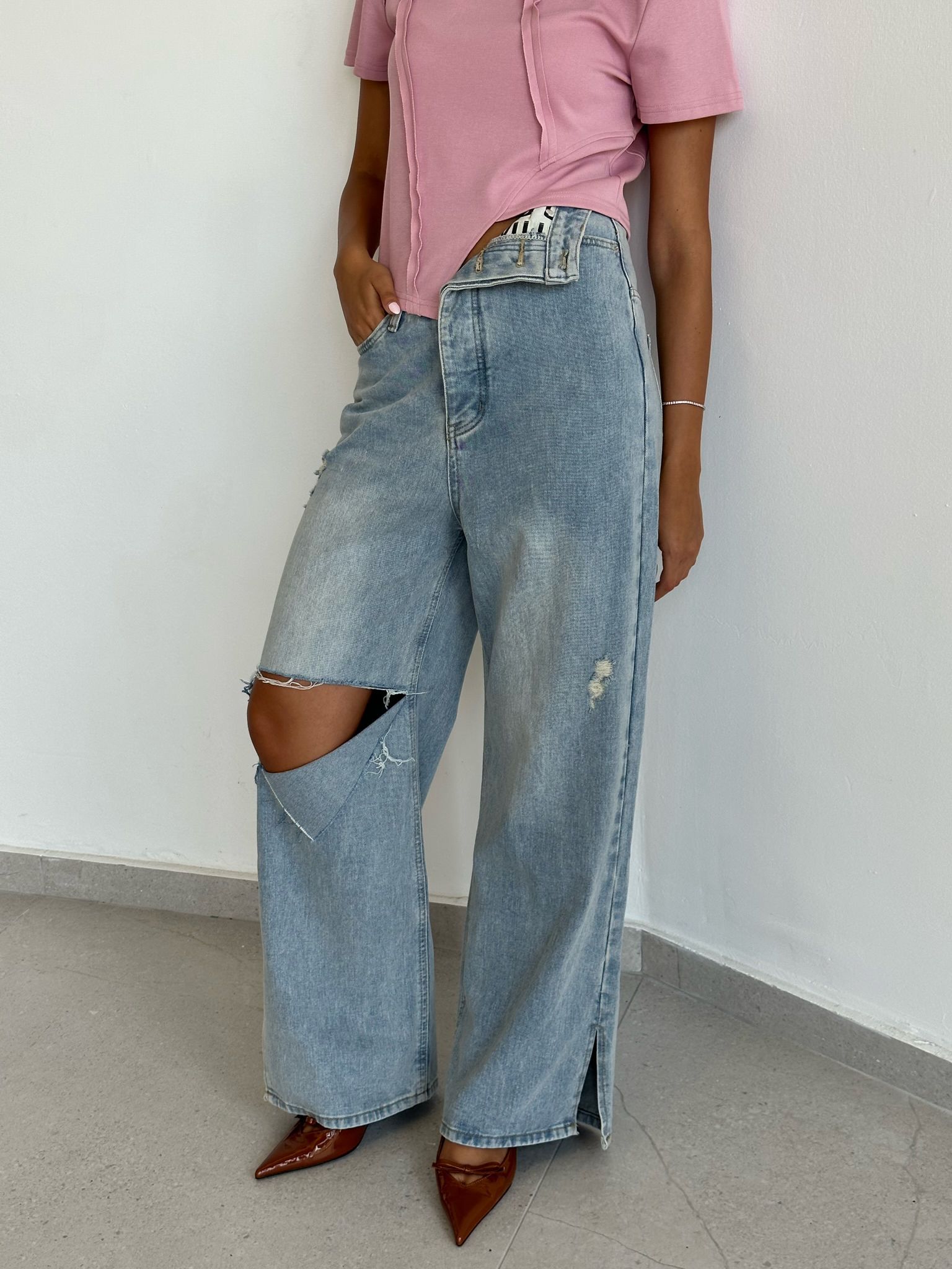 ג'ינס ריין תכלת