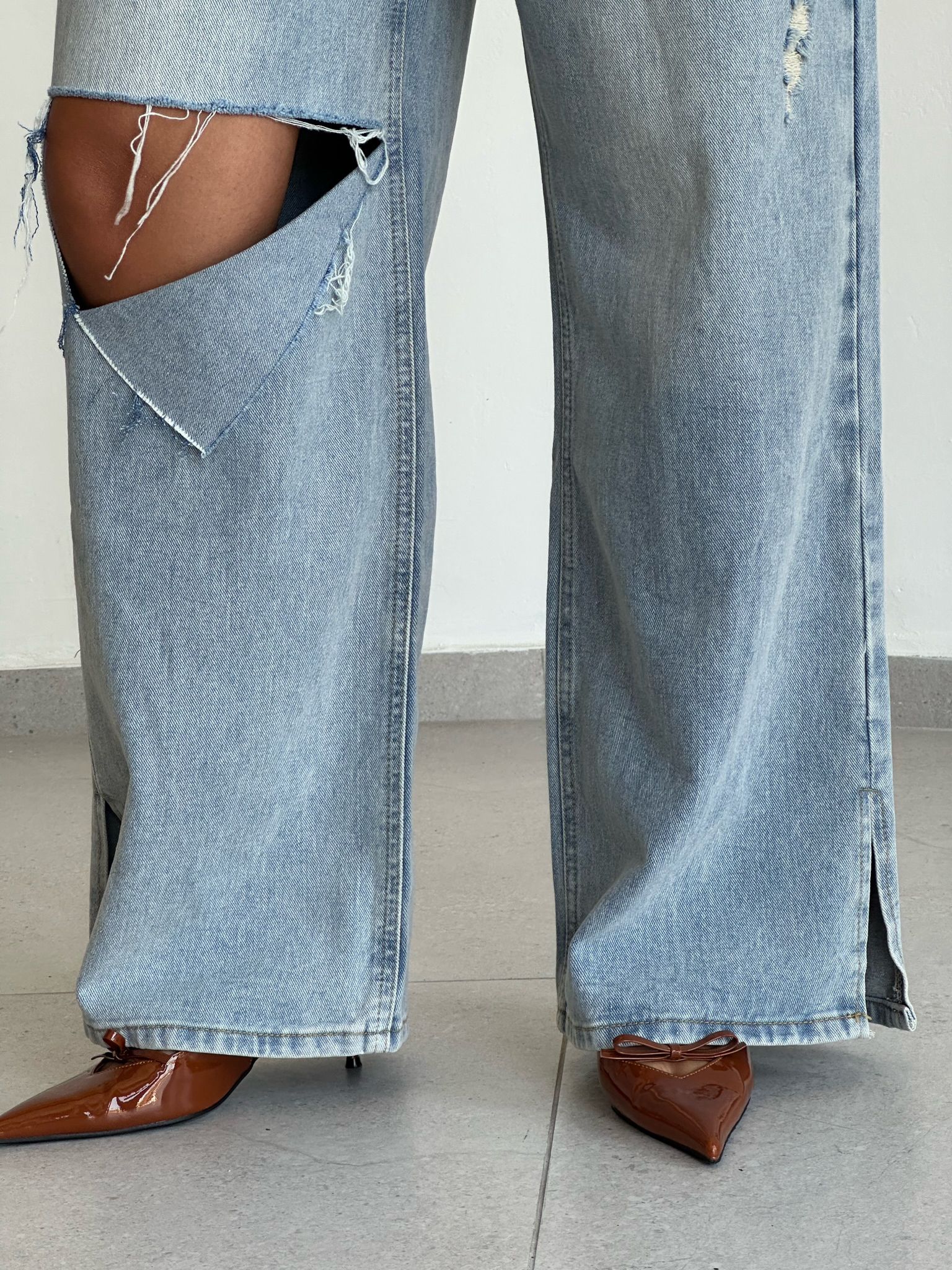 ג'ינס ריין תכלת