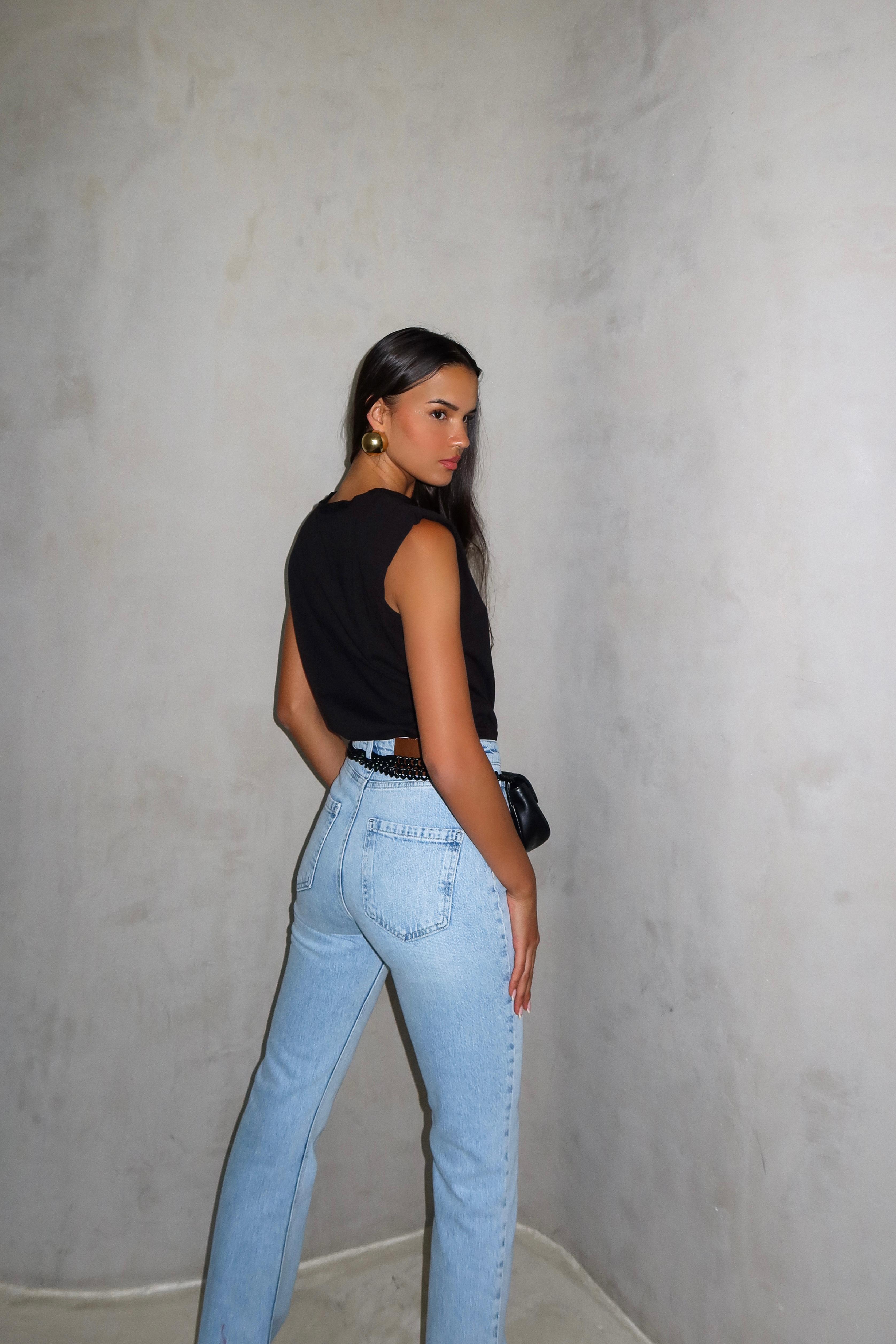 חולצת יולנד שחור