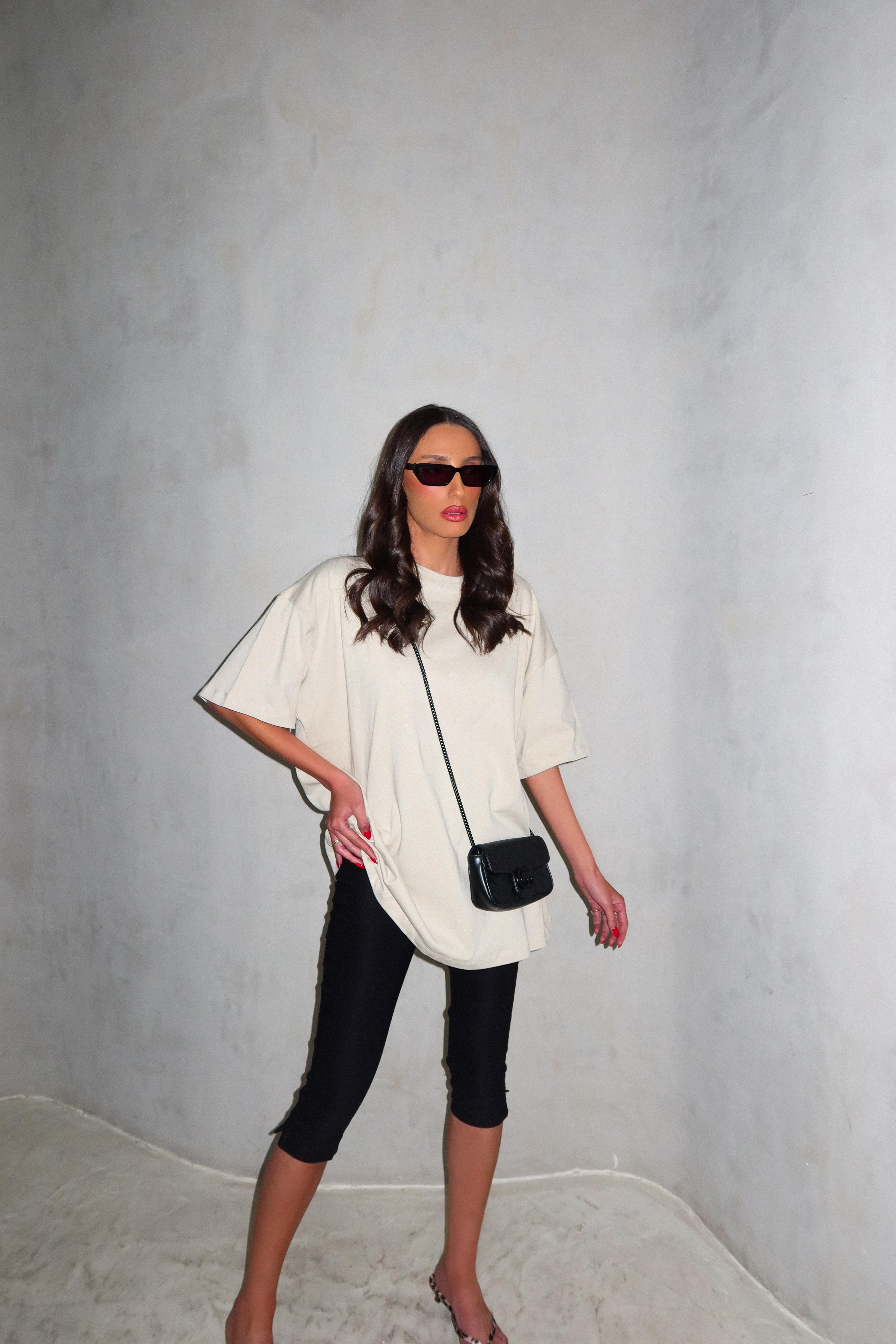 חולצת דמיין בז