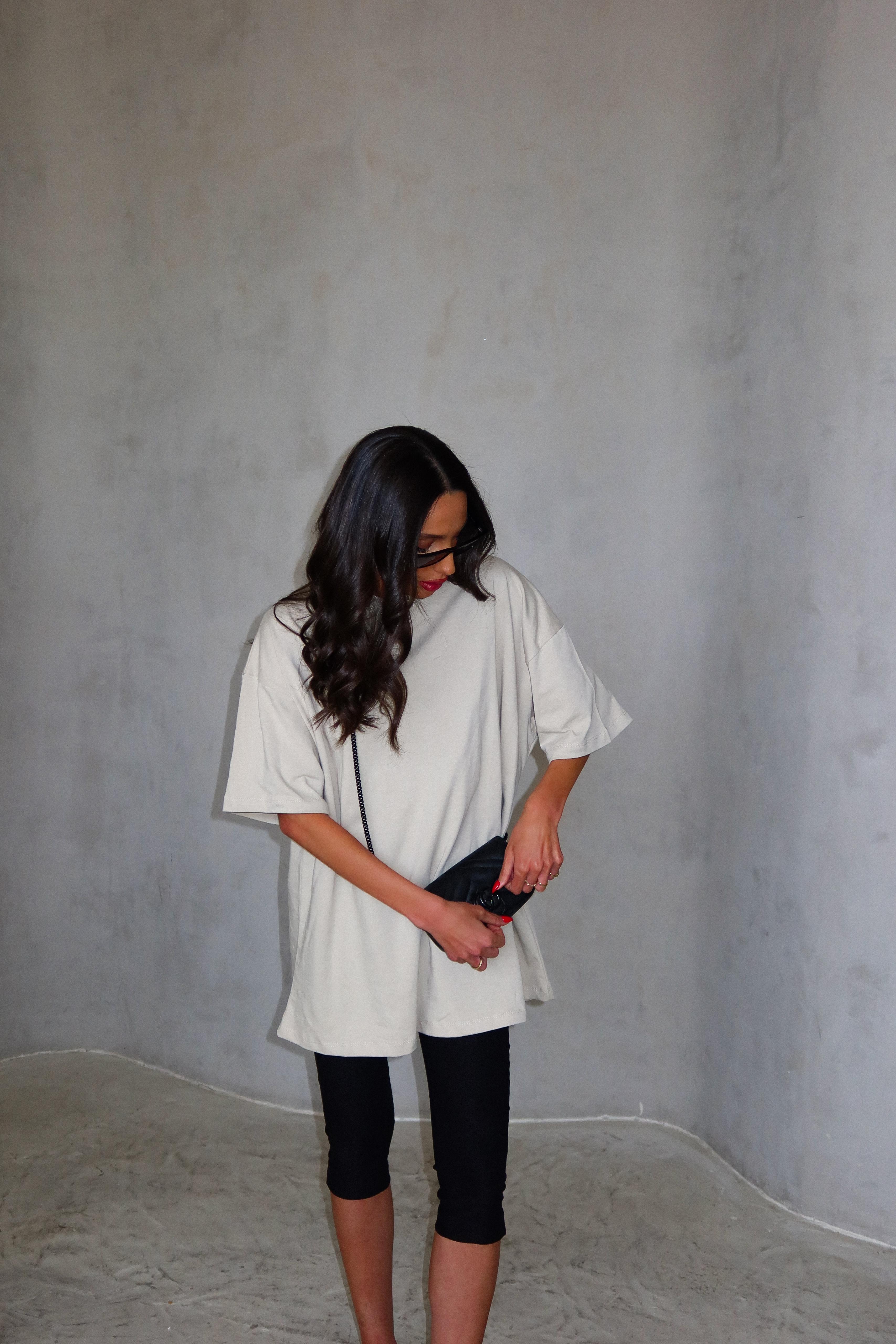 חולצת דמיין בז