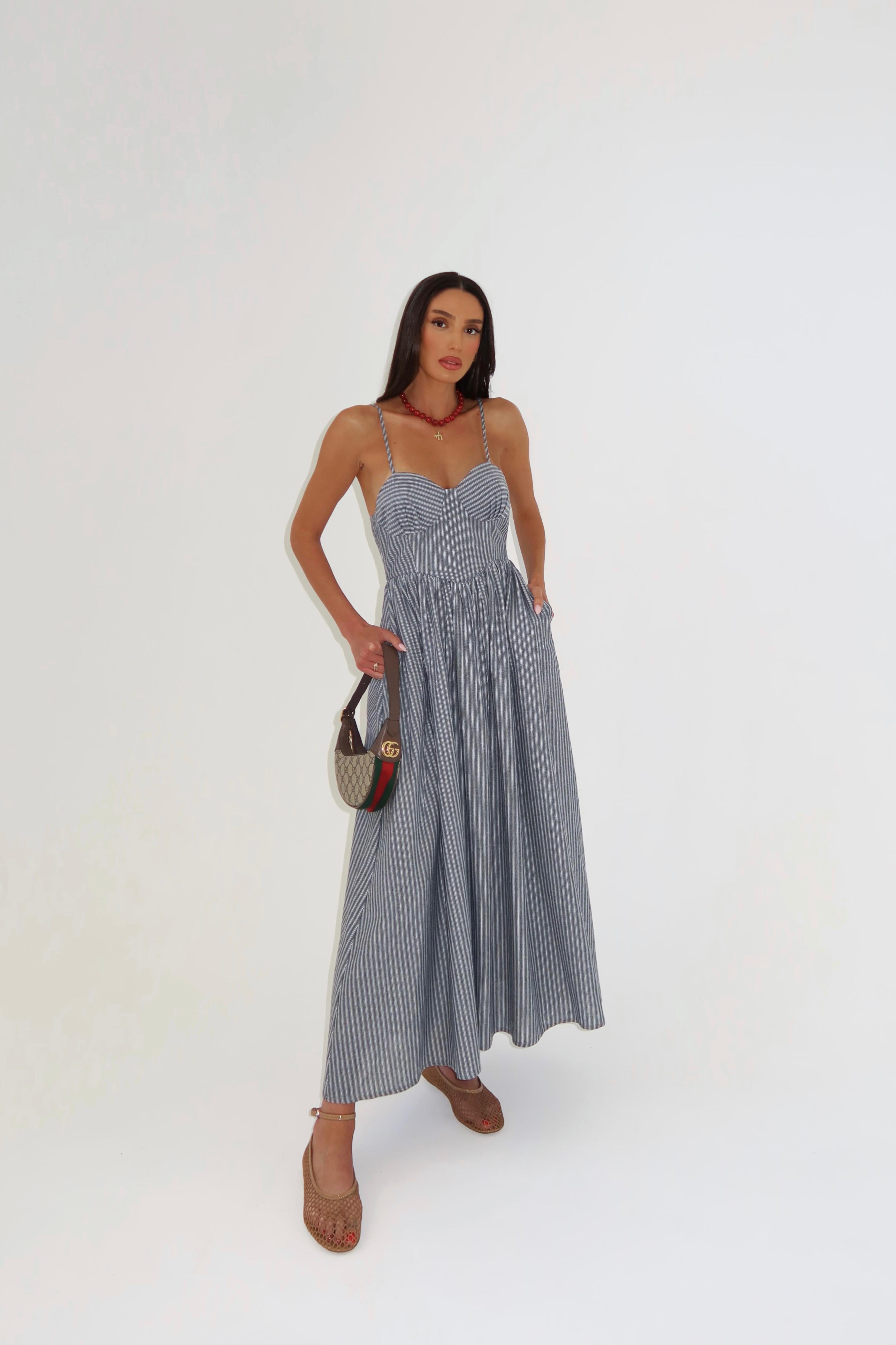 שמלת אימן אפור