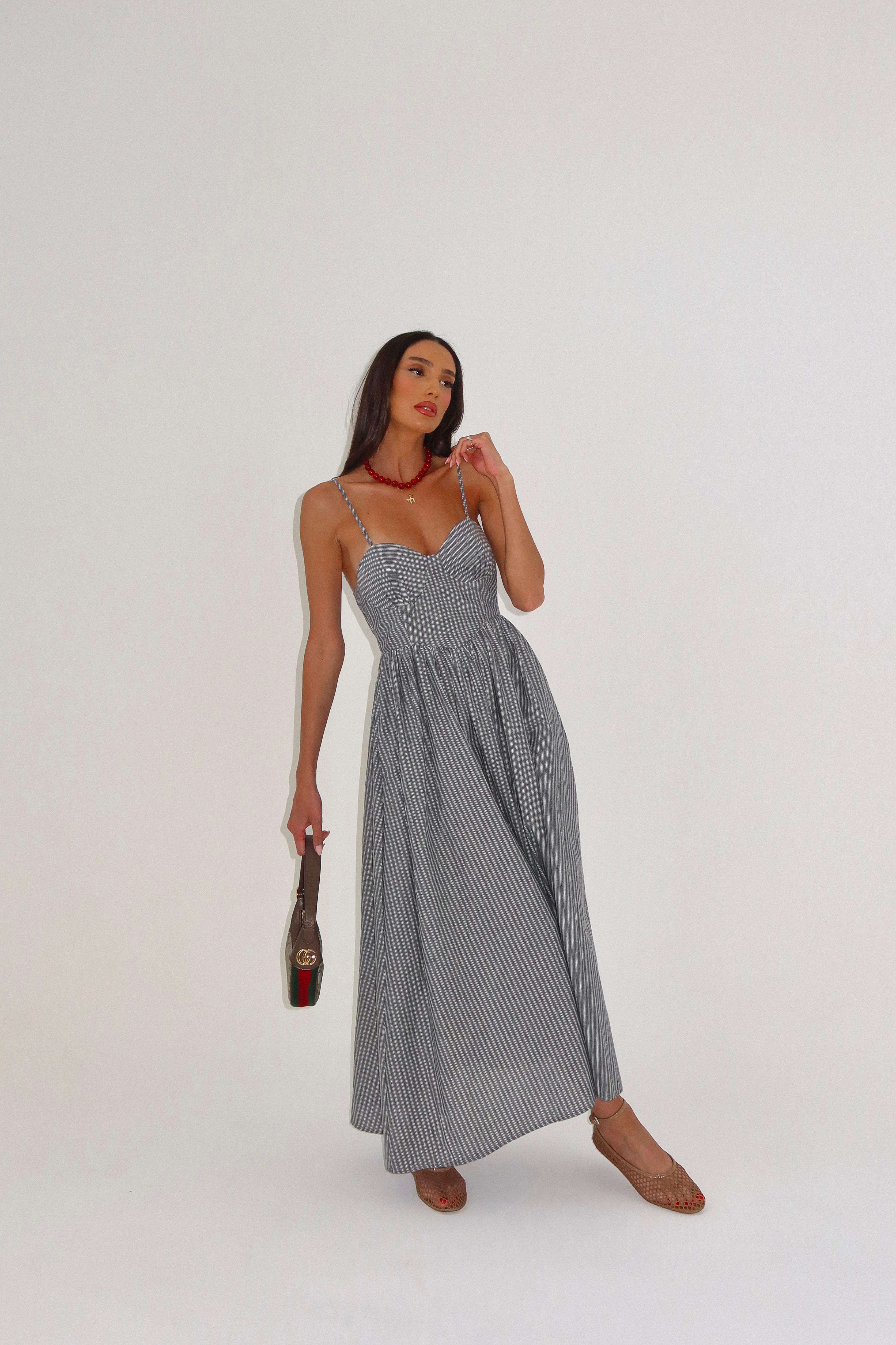 שמלת אימן אפור