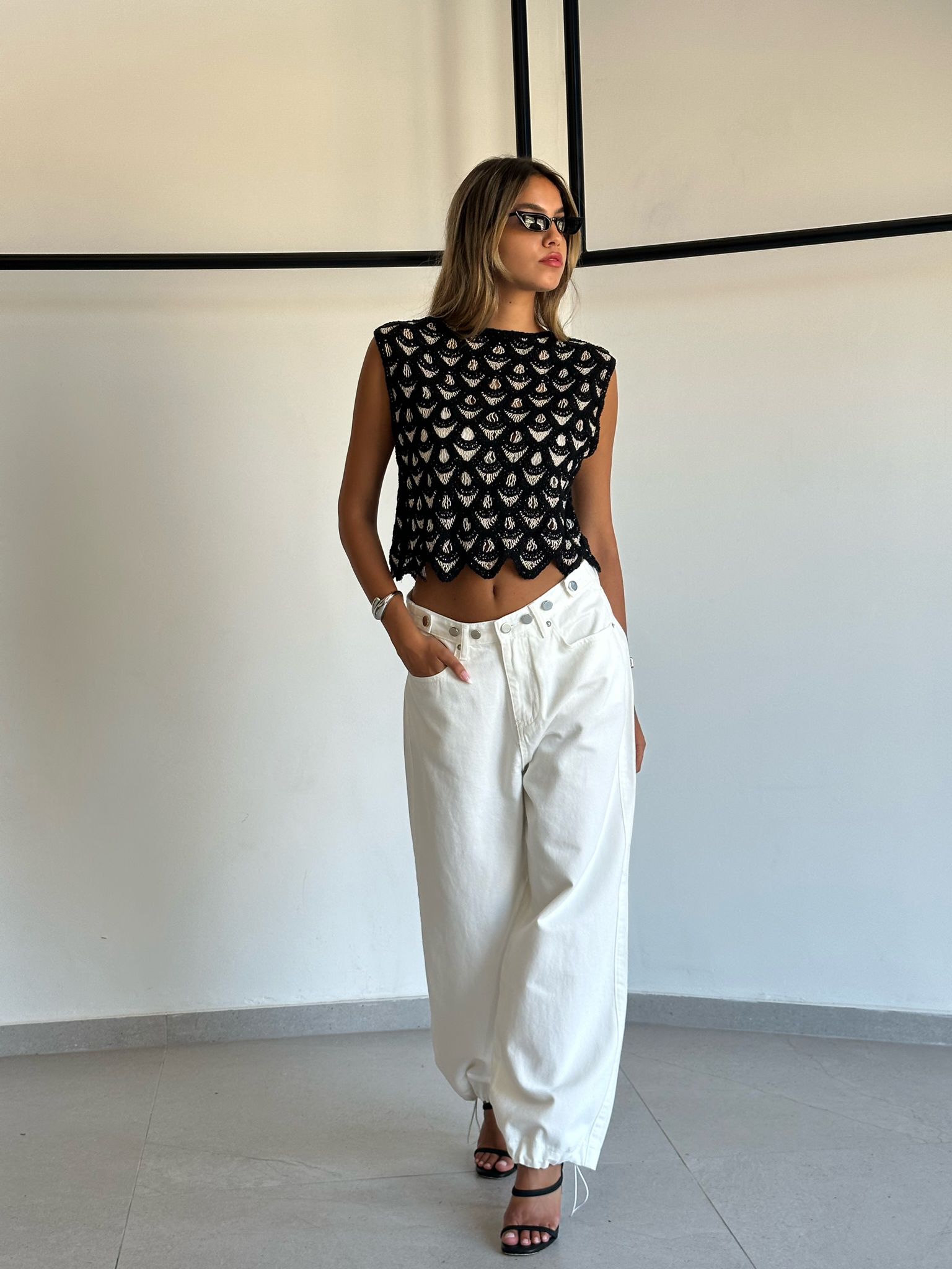 ג'ינס ג'וי לבן