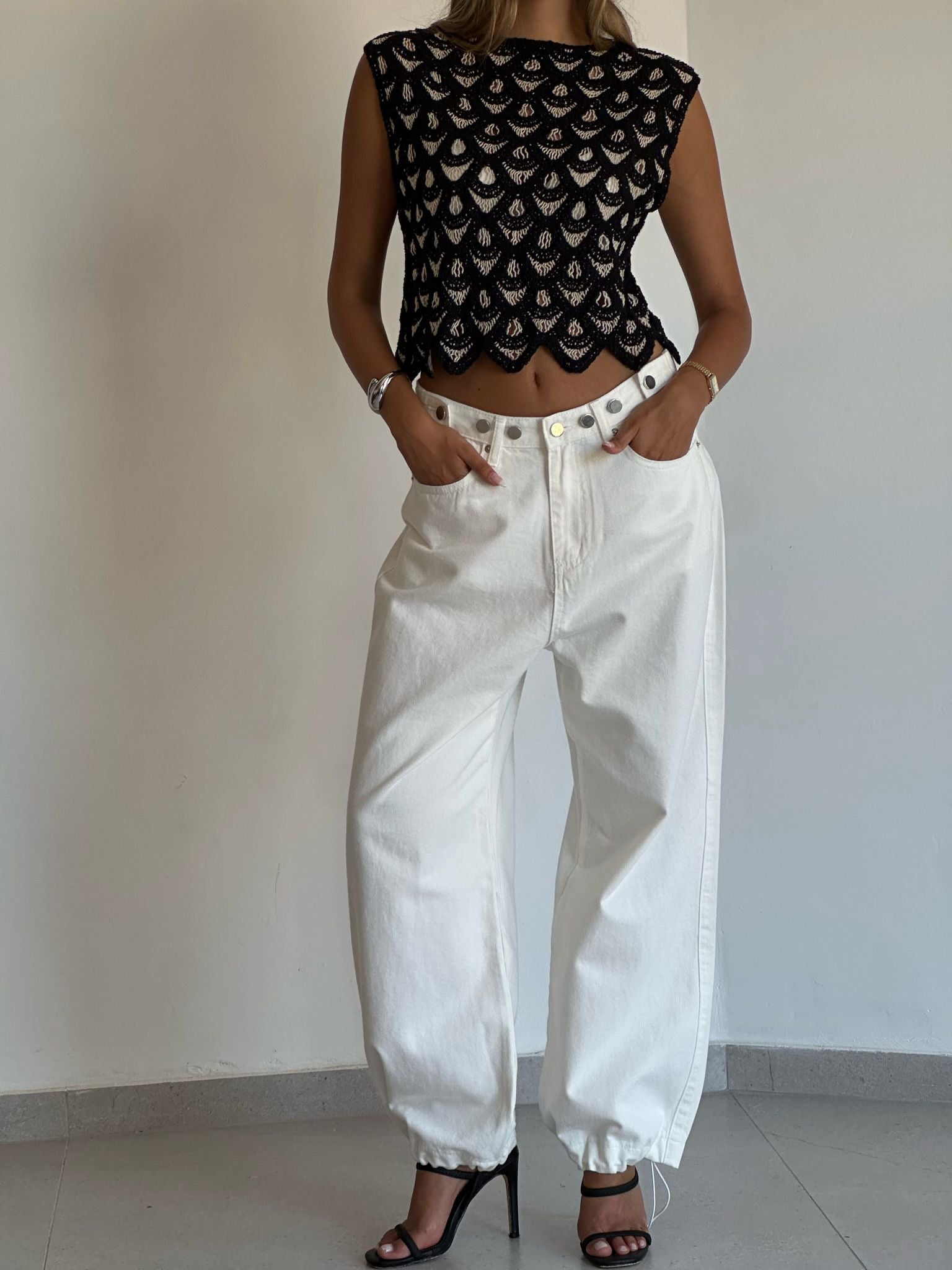 ג'ינס ג'וי לבן