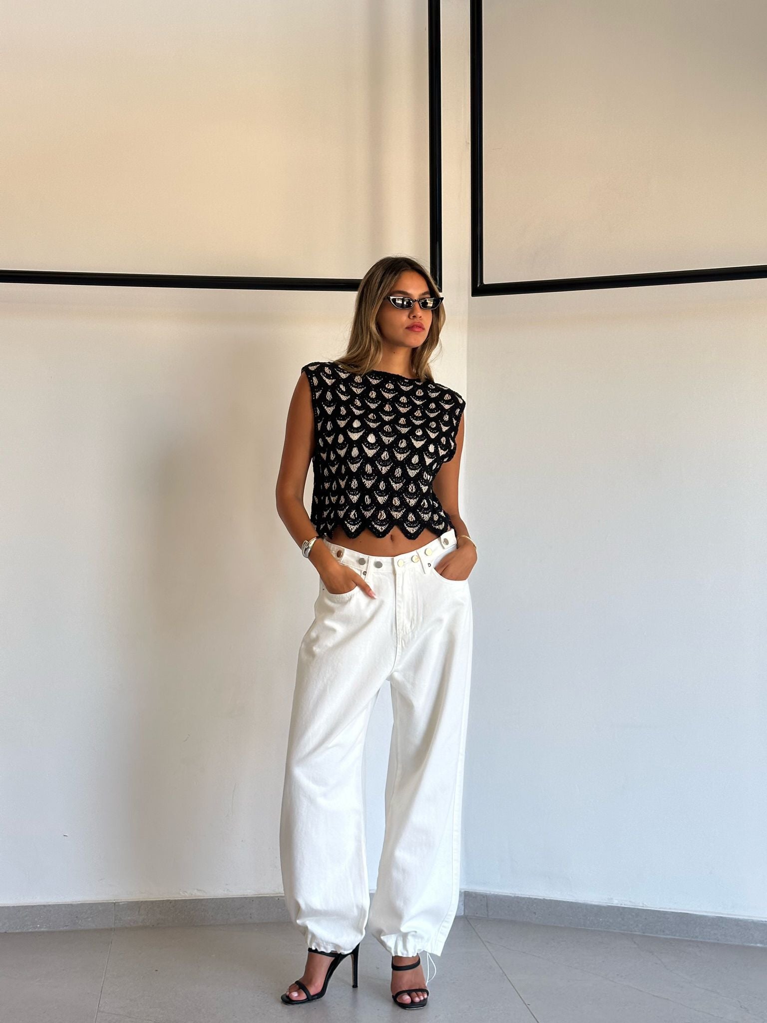 ג'ינס ג'וי לבן