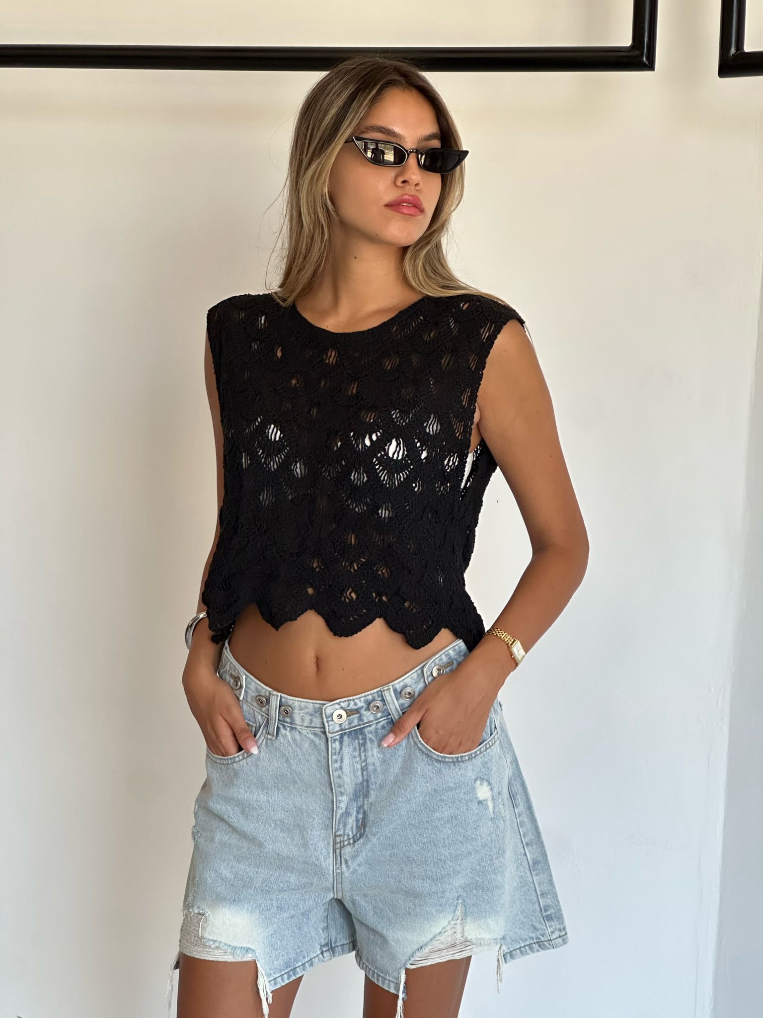 מכנס סאם תכלת