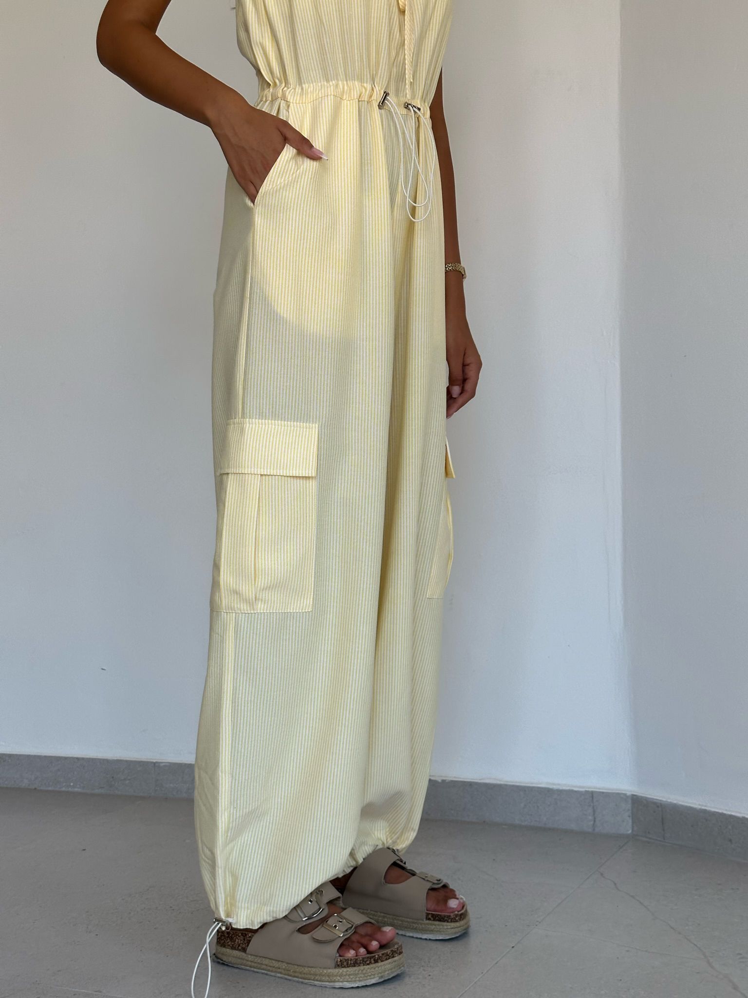 אוברול אימרי צהוב