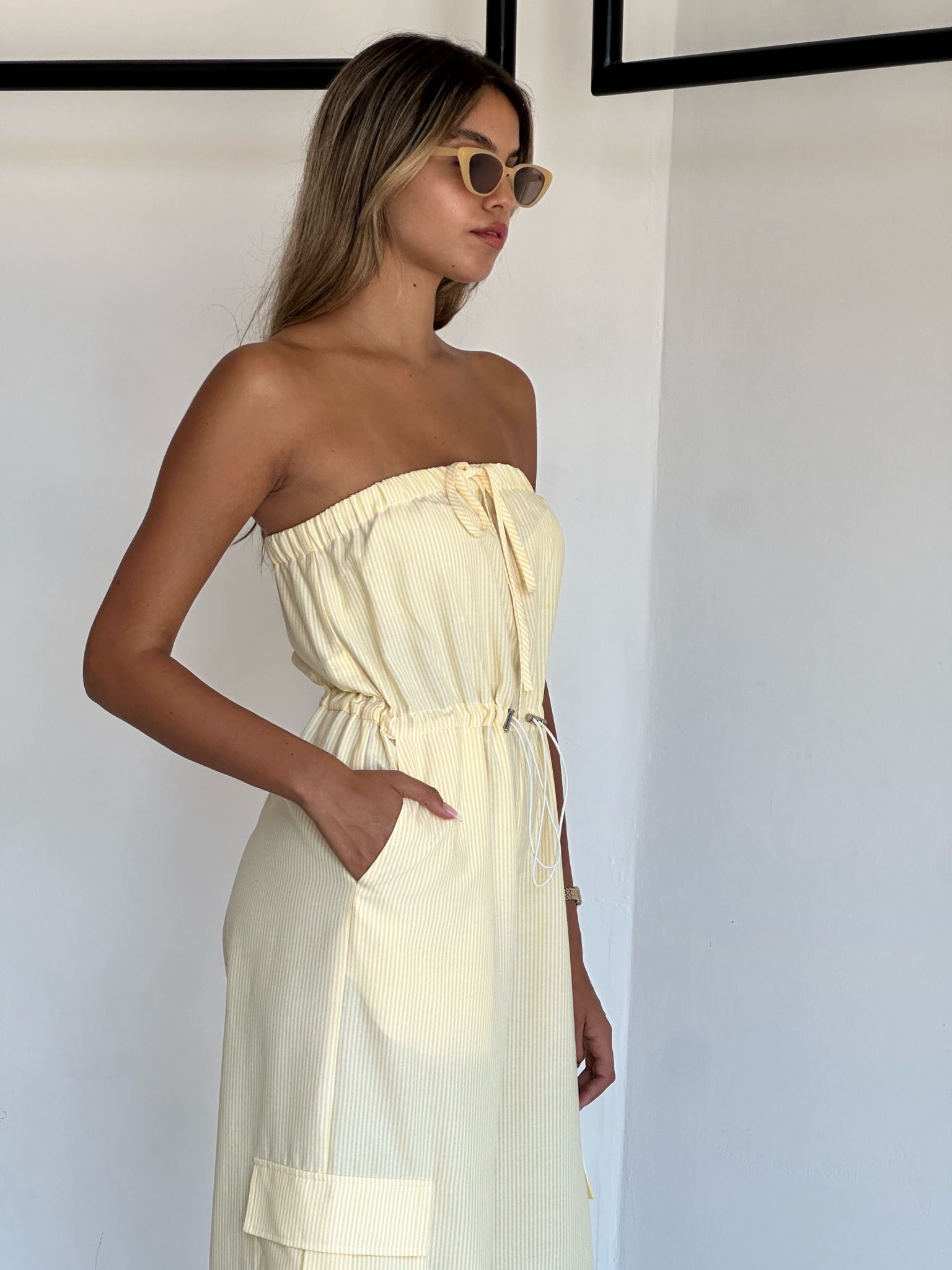 אוברול אימרי צהוב