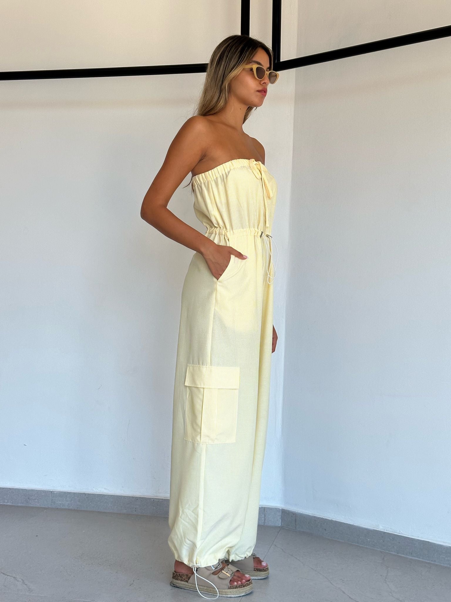 אוברול אימרי צהוב